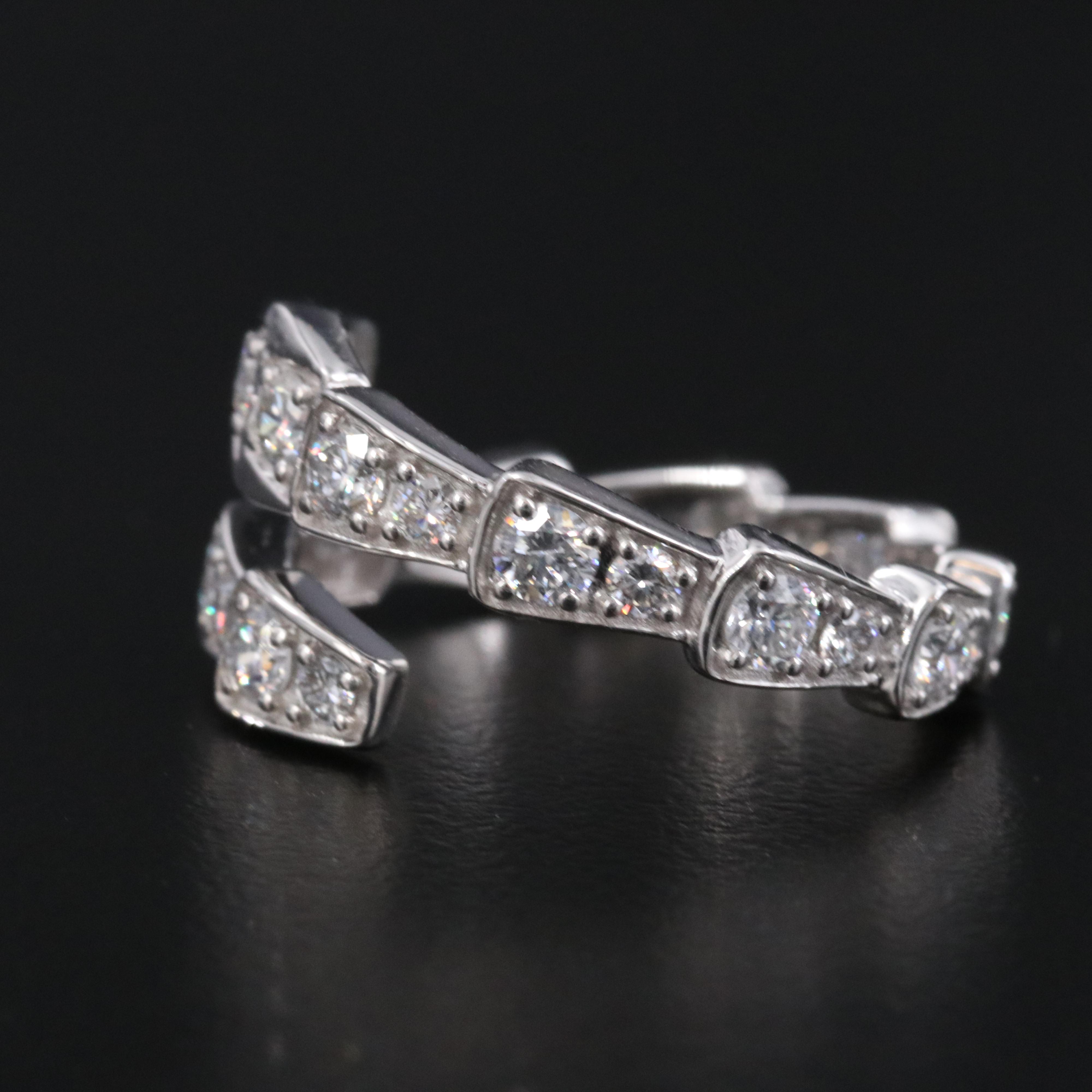 14K 1.50 CTW Lab Grown Diamond Wrap Ring