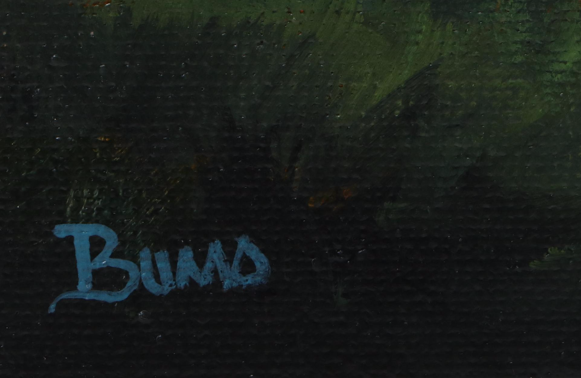 Doug "Bumo" Johnpeer Sunset Landscape Oil Painting, 2025