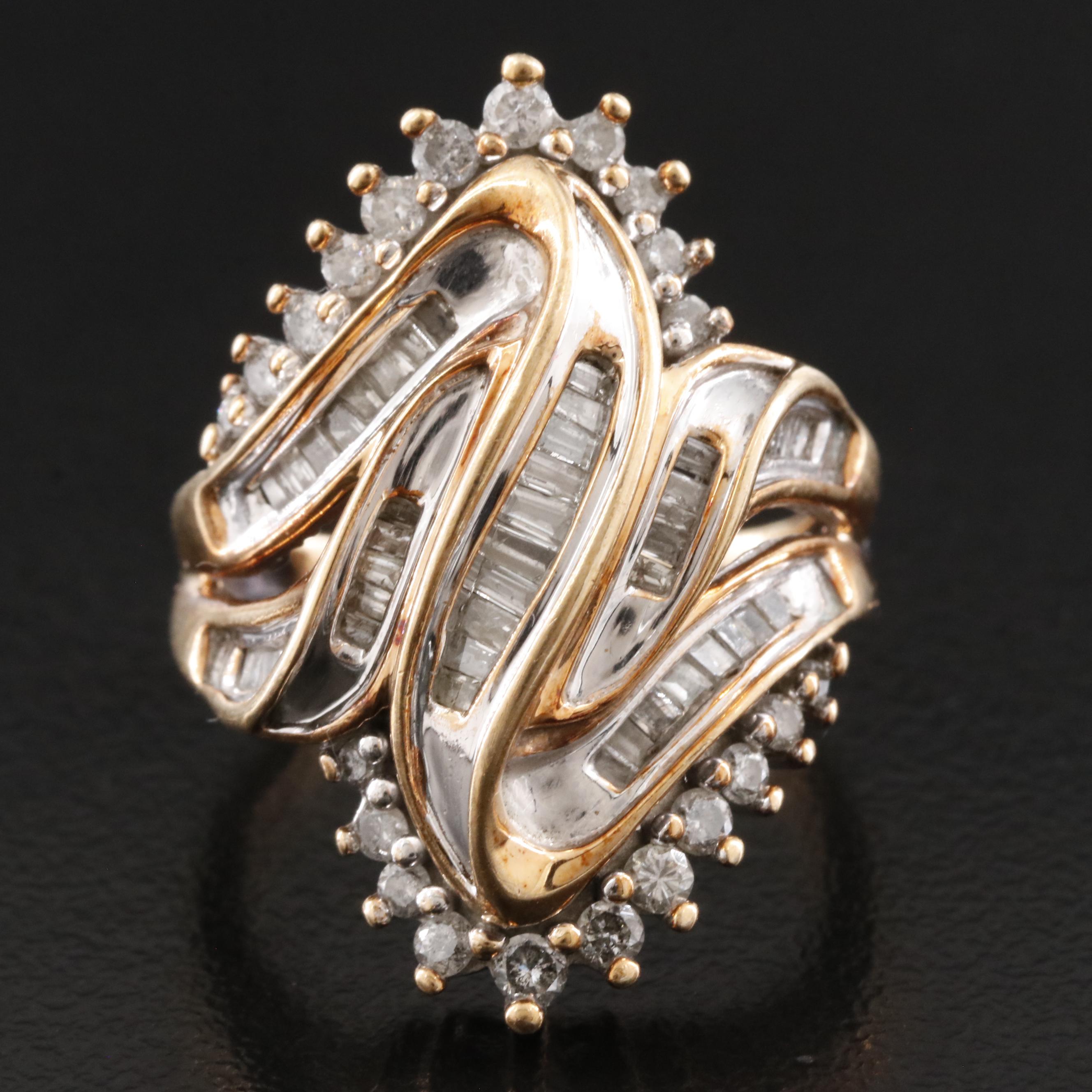 10K 1.23 CTW Diamond Ring