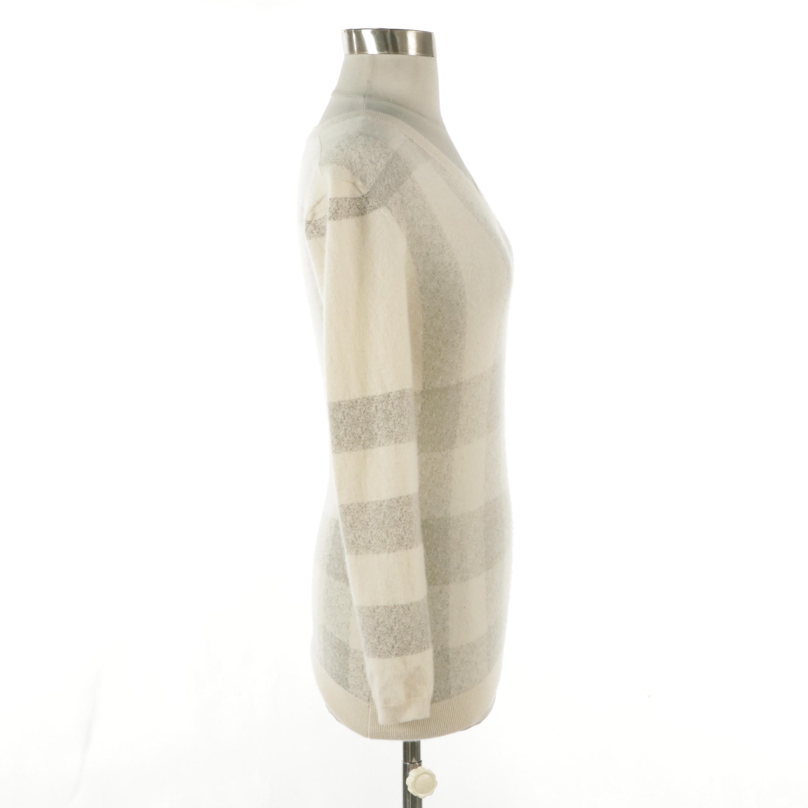 Burberry London Cashmere V-Neck Sweater