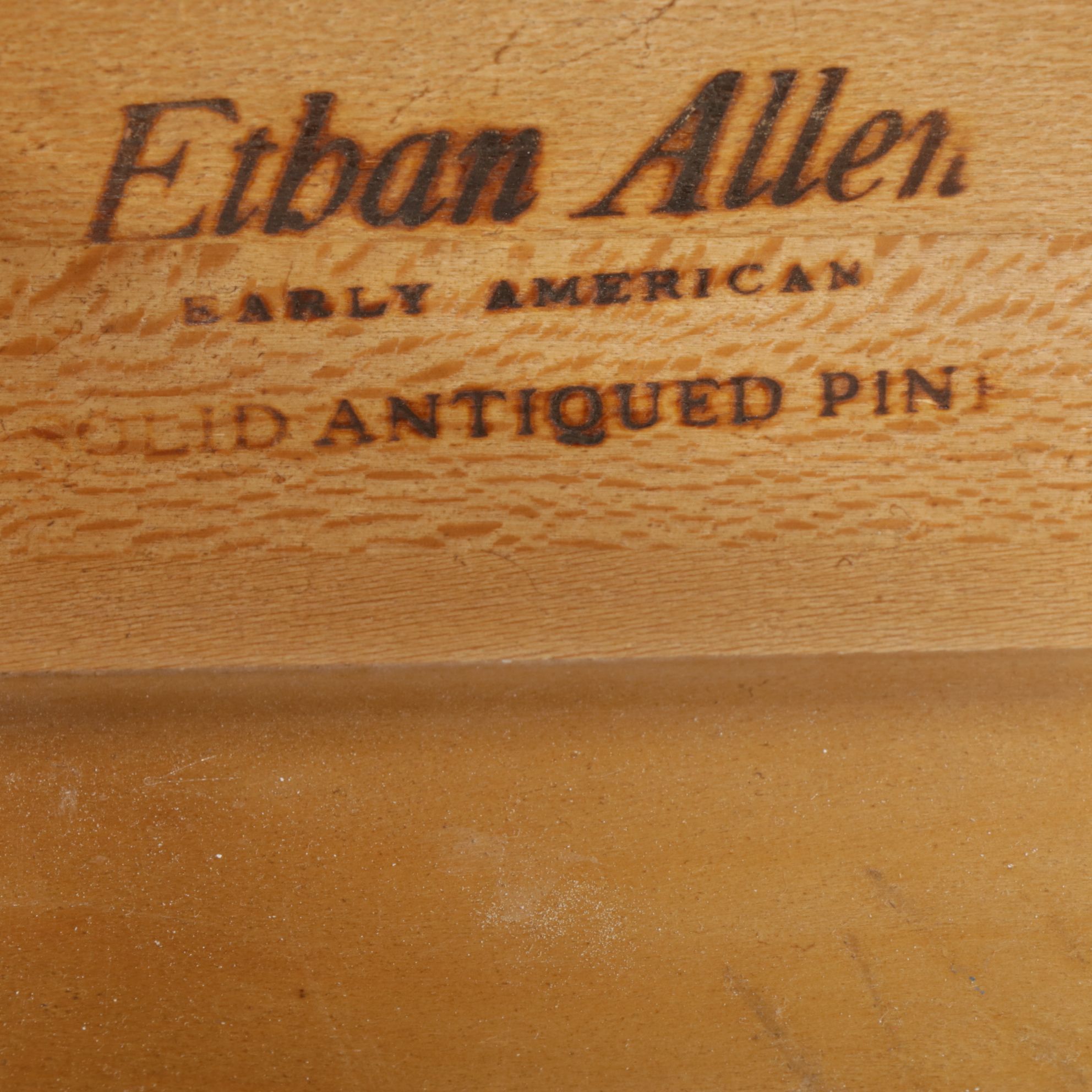 Ethan Allen Federal Style Pine Nightstand