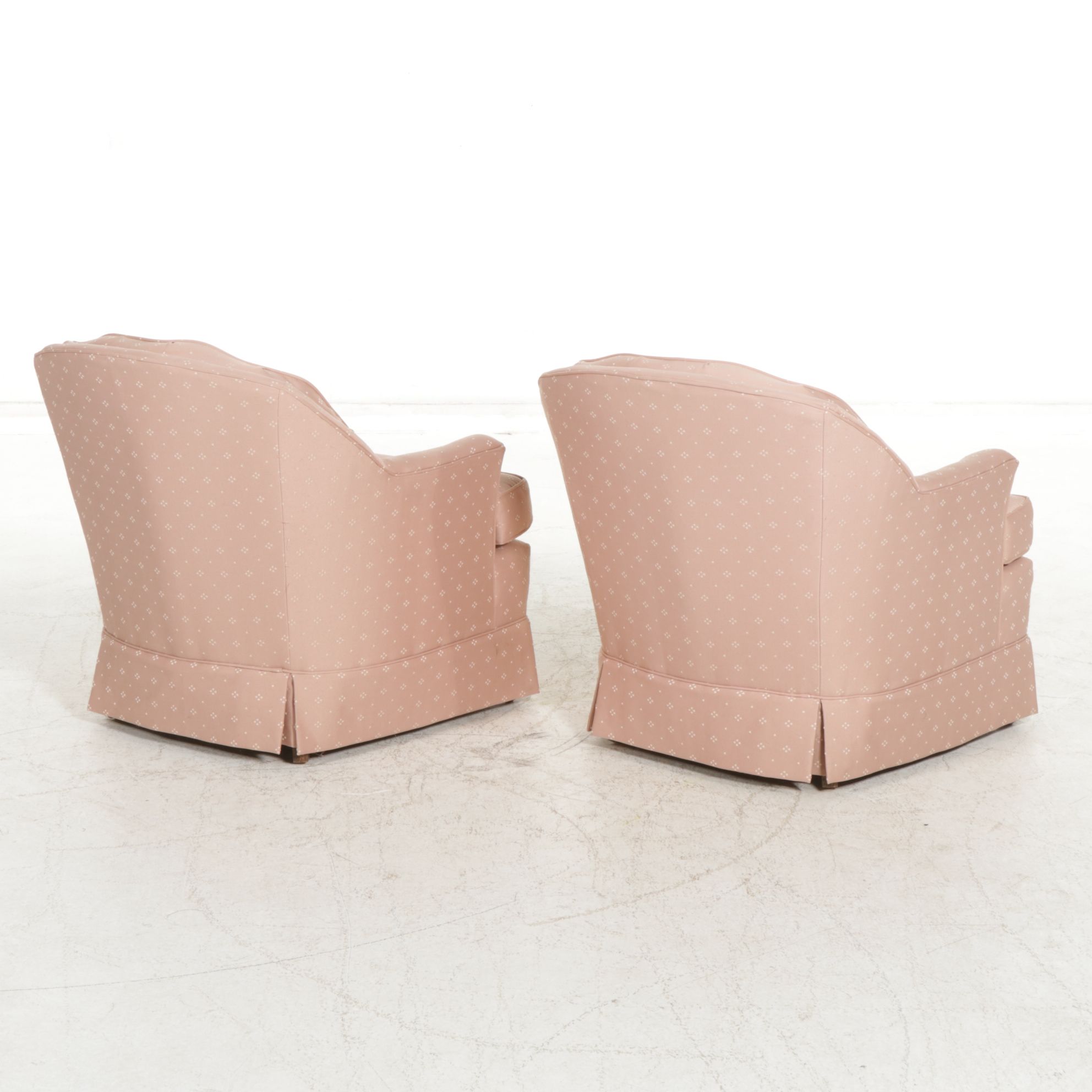 Ethan Allen "Traditional Classics" Upholstered Club Chairs