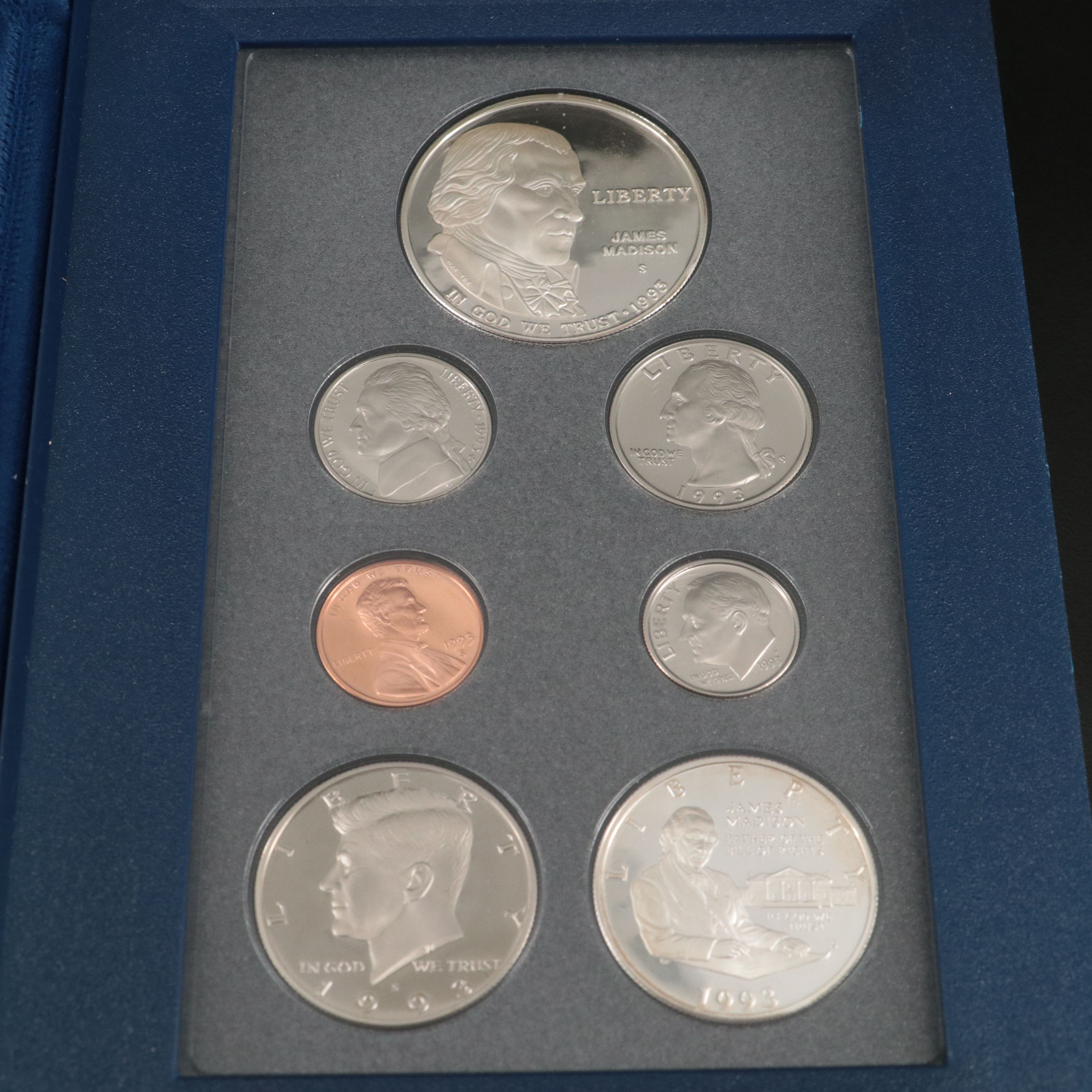 Group of Three Different U.S. Prestige Proof Sets