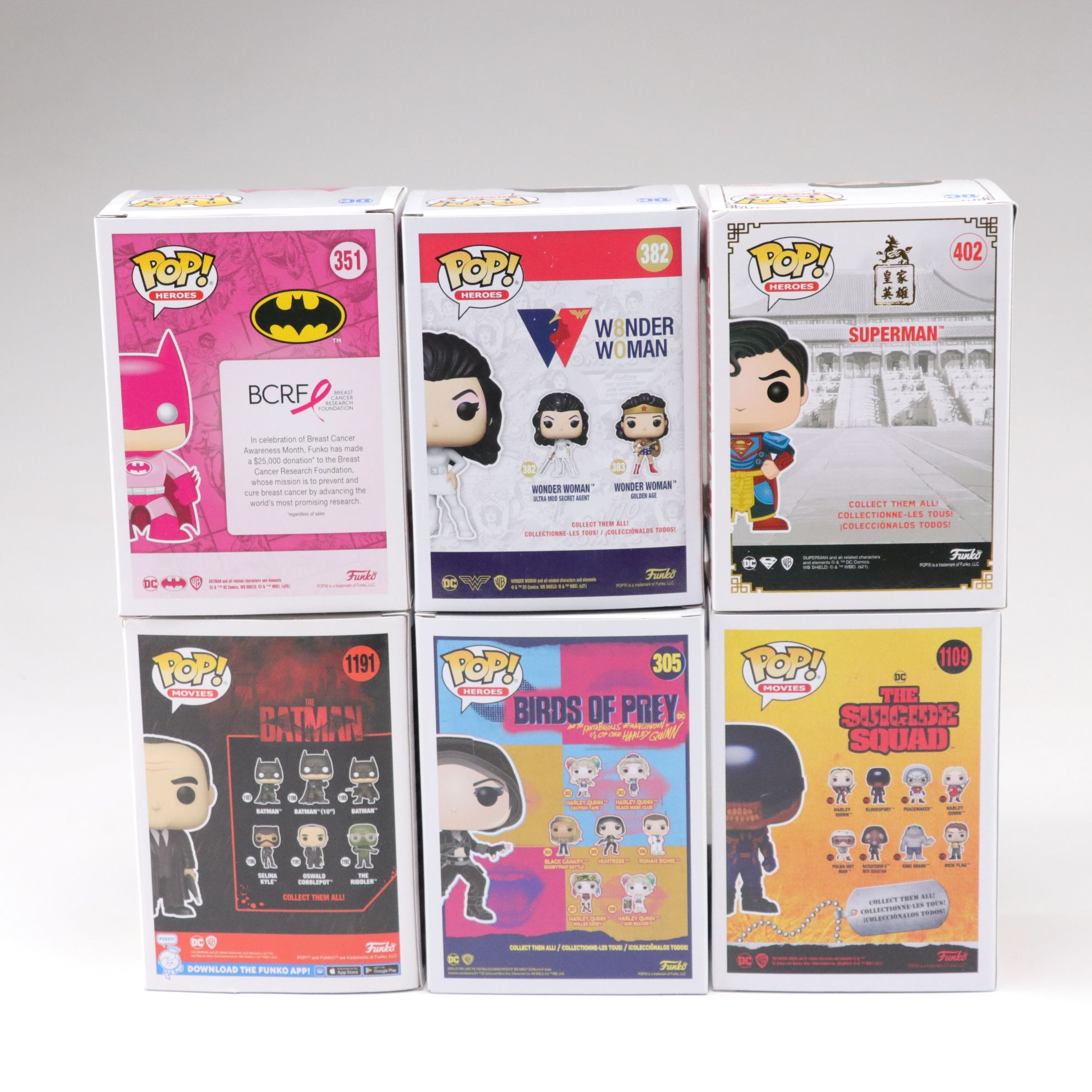 DC Comics Funko Pop! Vinyl Figurine Collection