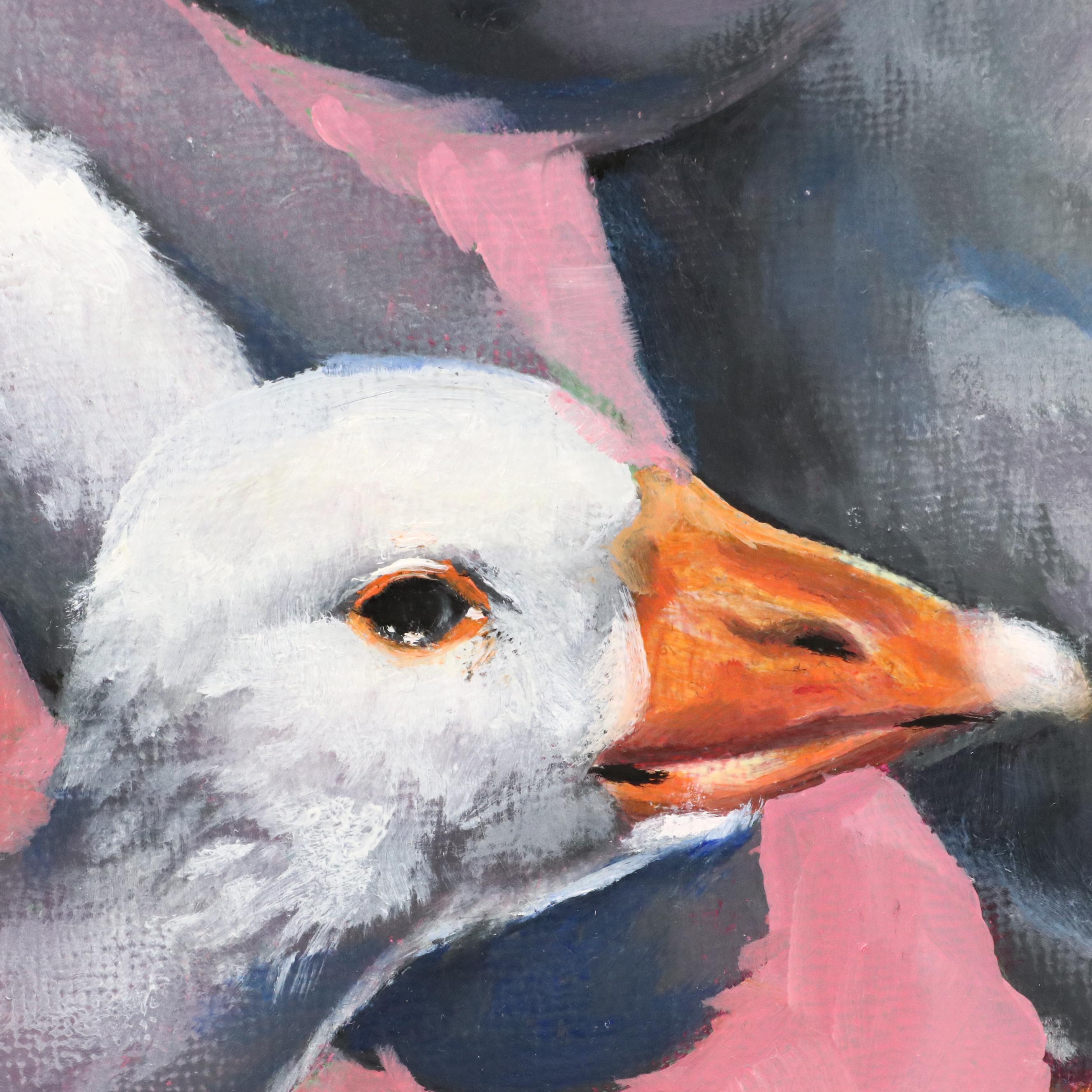 Clare Dunn Oil Painting "Silly Goose," 2025