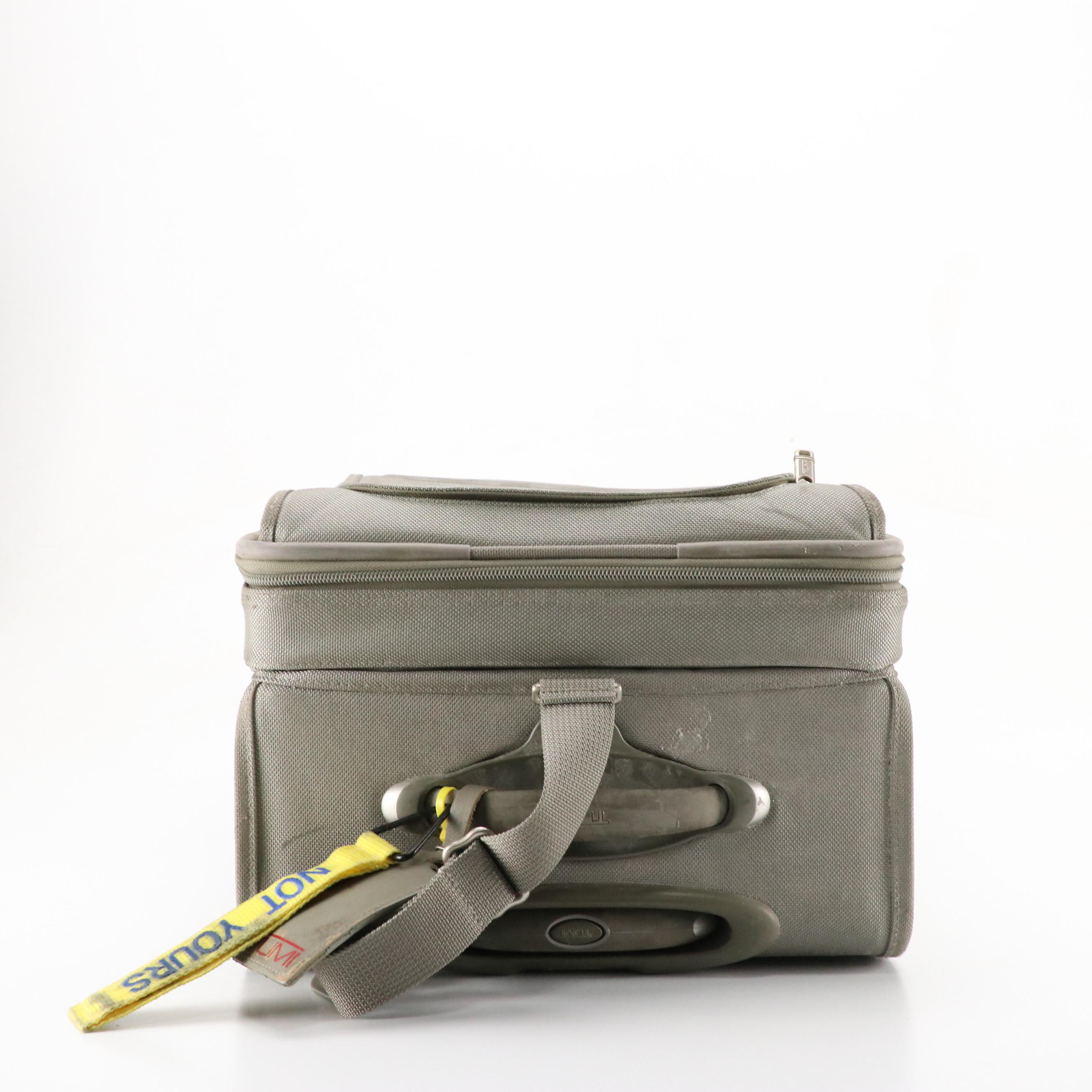 TUMI Silver Nylon 22" Rolling Luggage