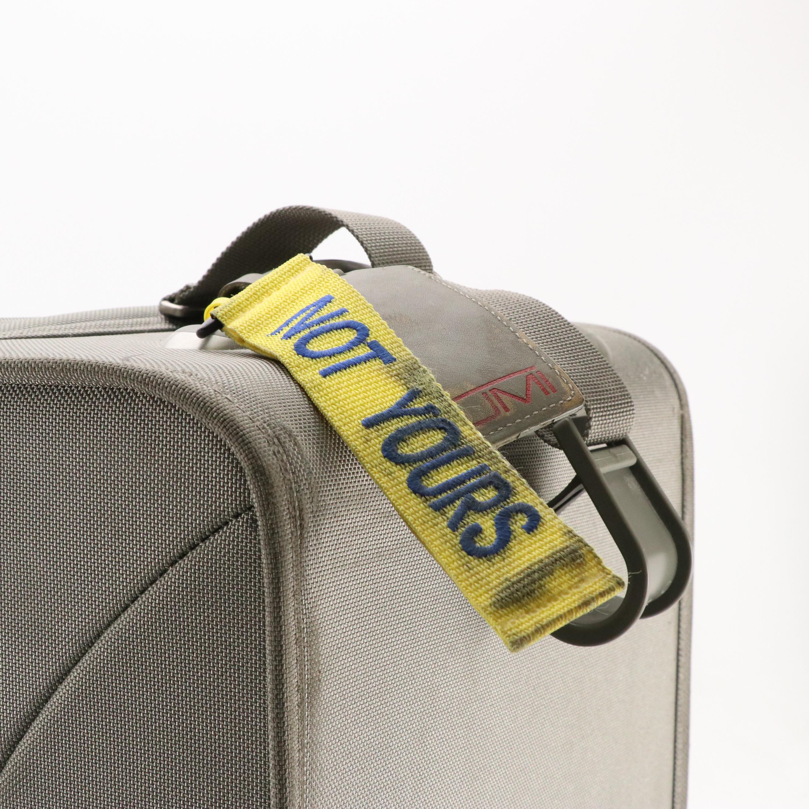 TUMI Silver Nylon 22" Rolling Luggage