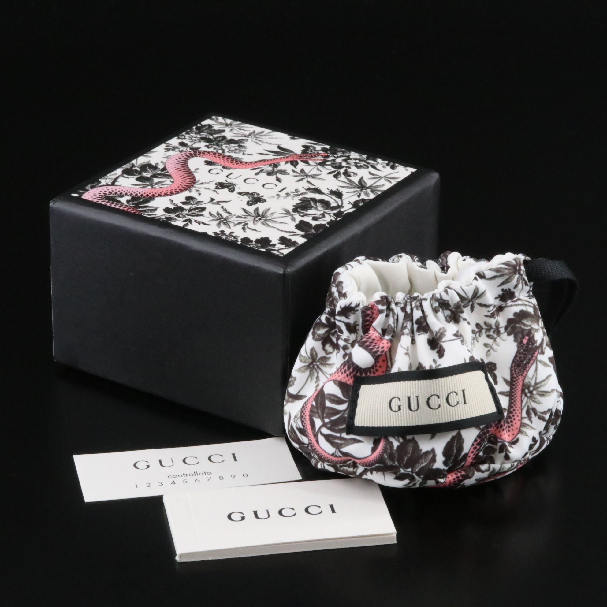 Gucci Logo Sterling Grooved Tie Bar