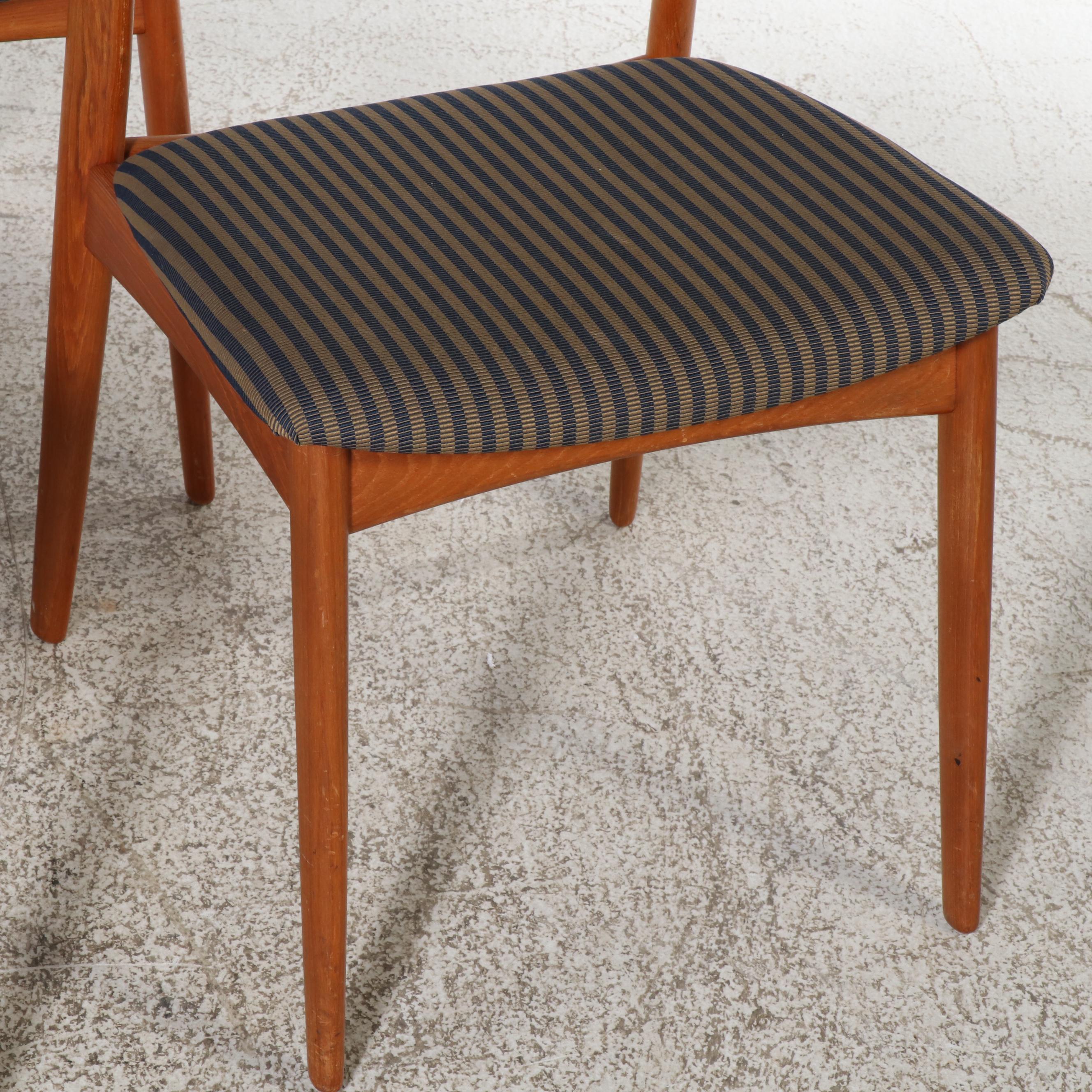 Set of Four Danish Modern Teak Side Chairs