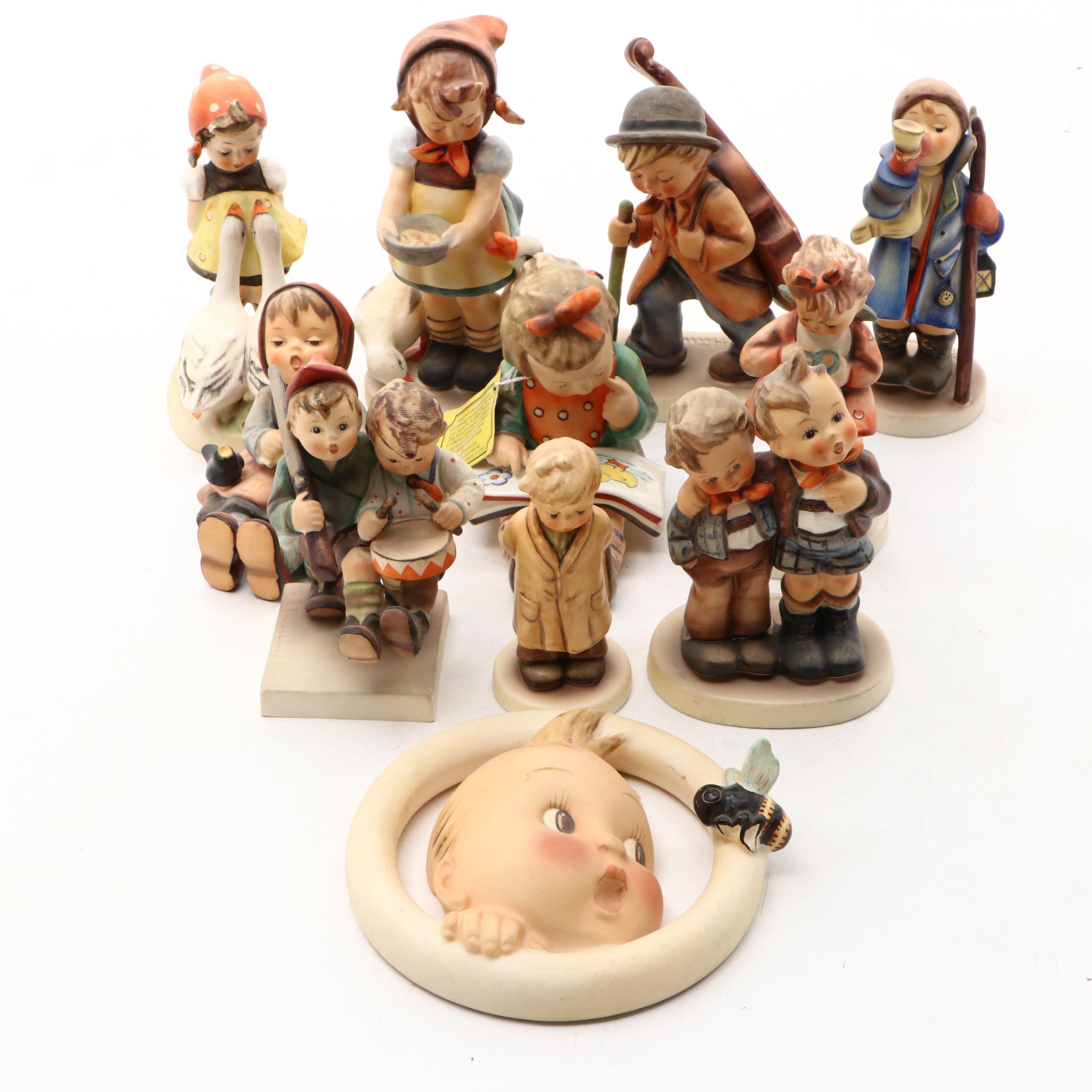 Goebel "Hear Ye, Hear Ye," "Goose Girl," and More Porcelain Figurines