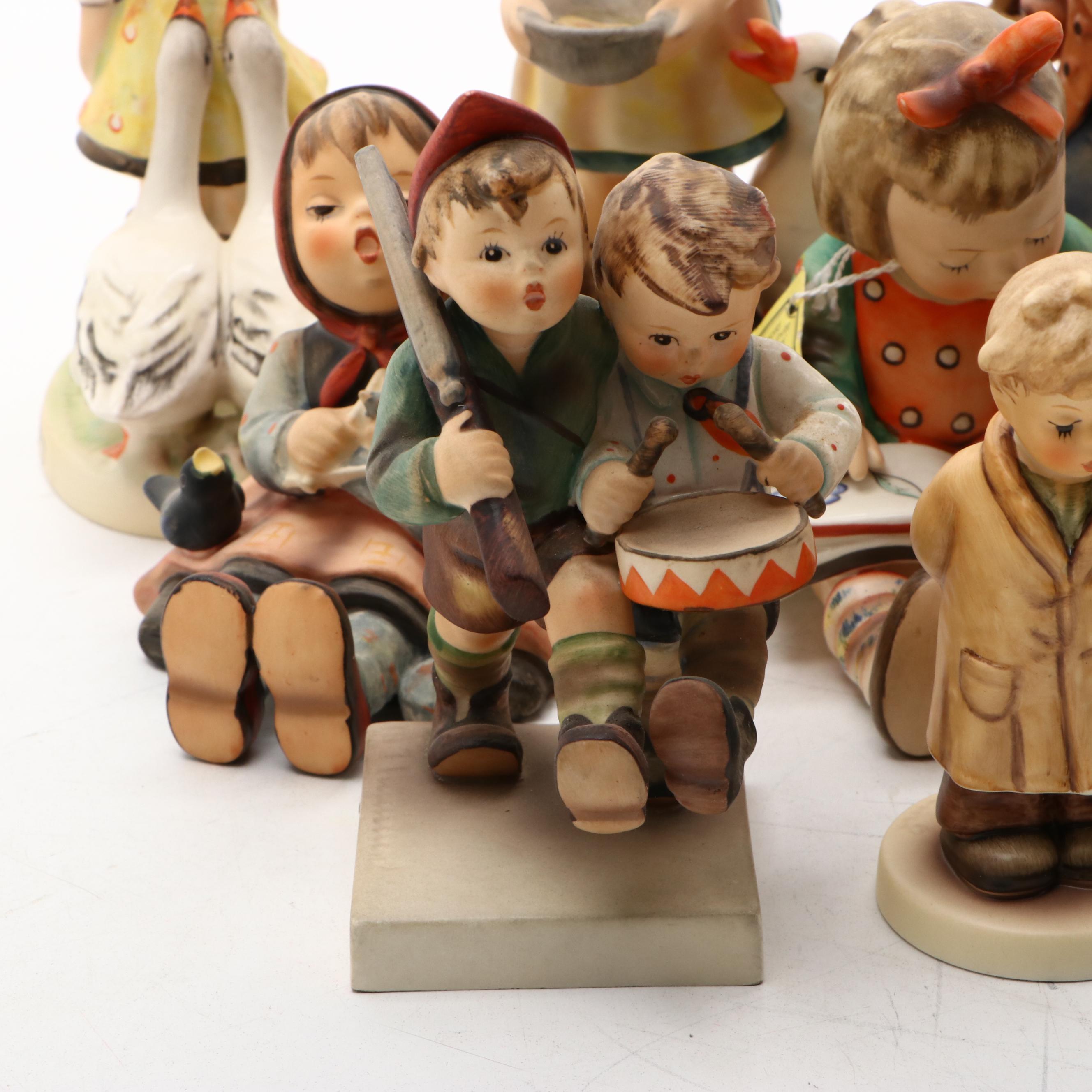 Goebel "Hear Ye, Hear Ye," "Goose Girl," and More Porcelain Figurines