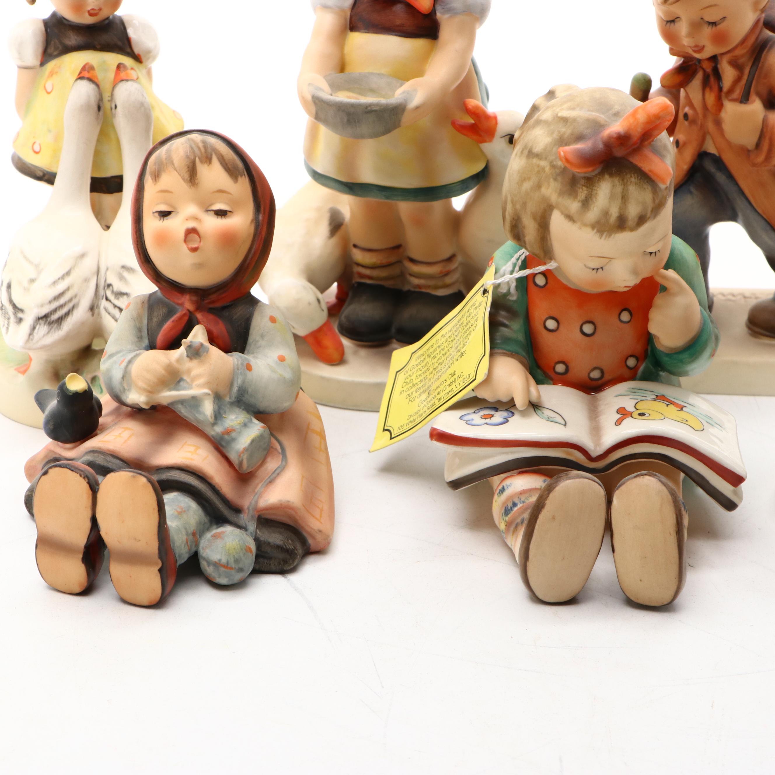 Goebel "Hear Ye, Hear Ye," "Goose Girl," and More Porcelain Figurines