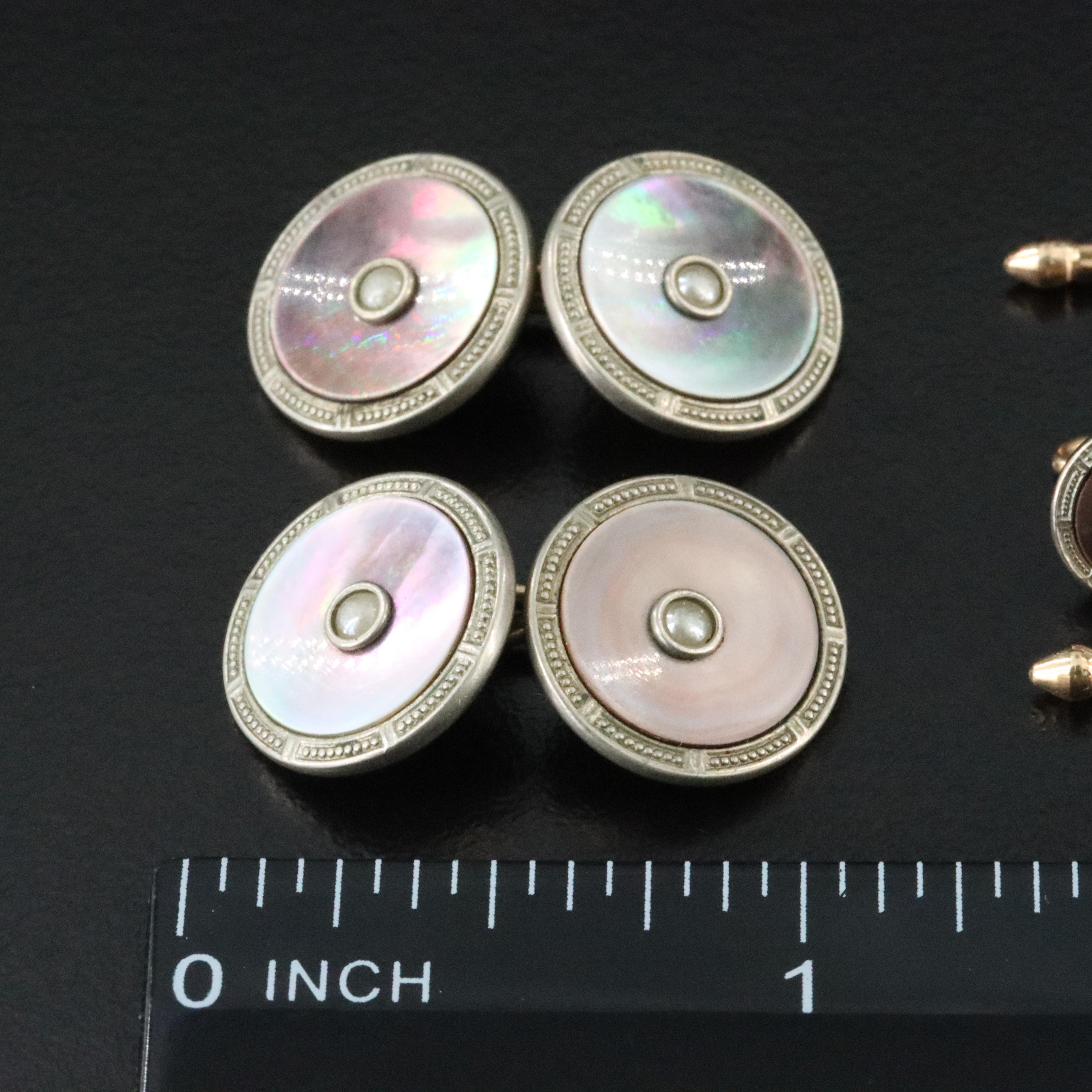 Vintage Krementz Cufflinks and Shirt Studs Tuxedo Set with Box