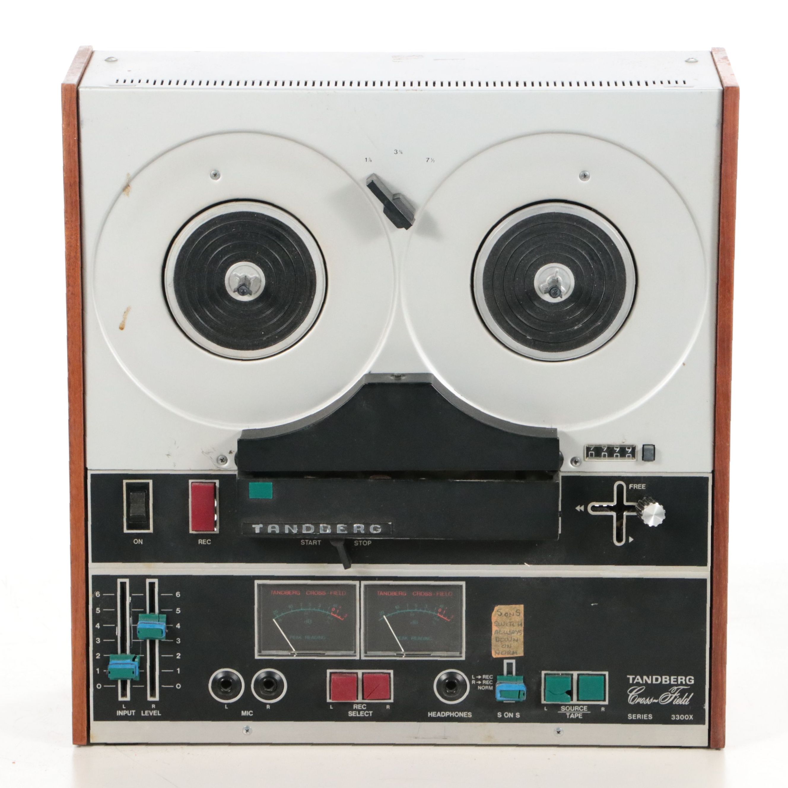 Tandberg Crossfield Series 3300X Tape Recorder, Late 20th Century