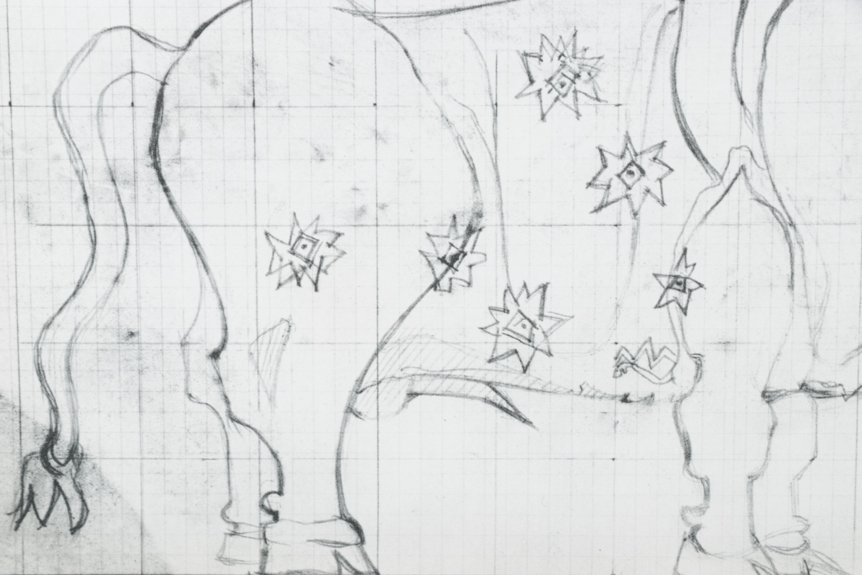 Georges Braque Black and White Heliogravure for "Verve," 1955