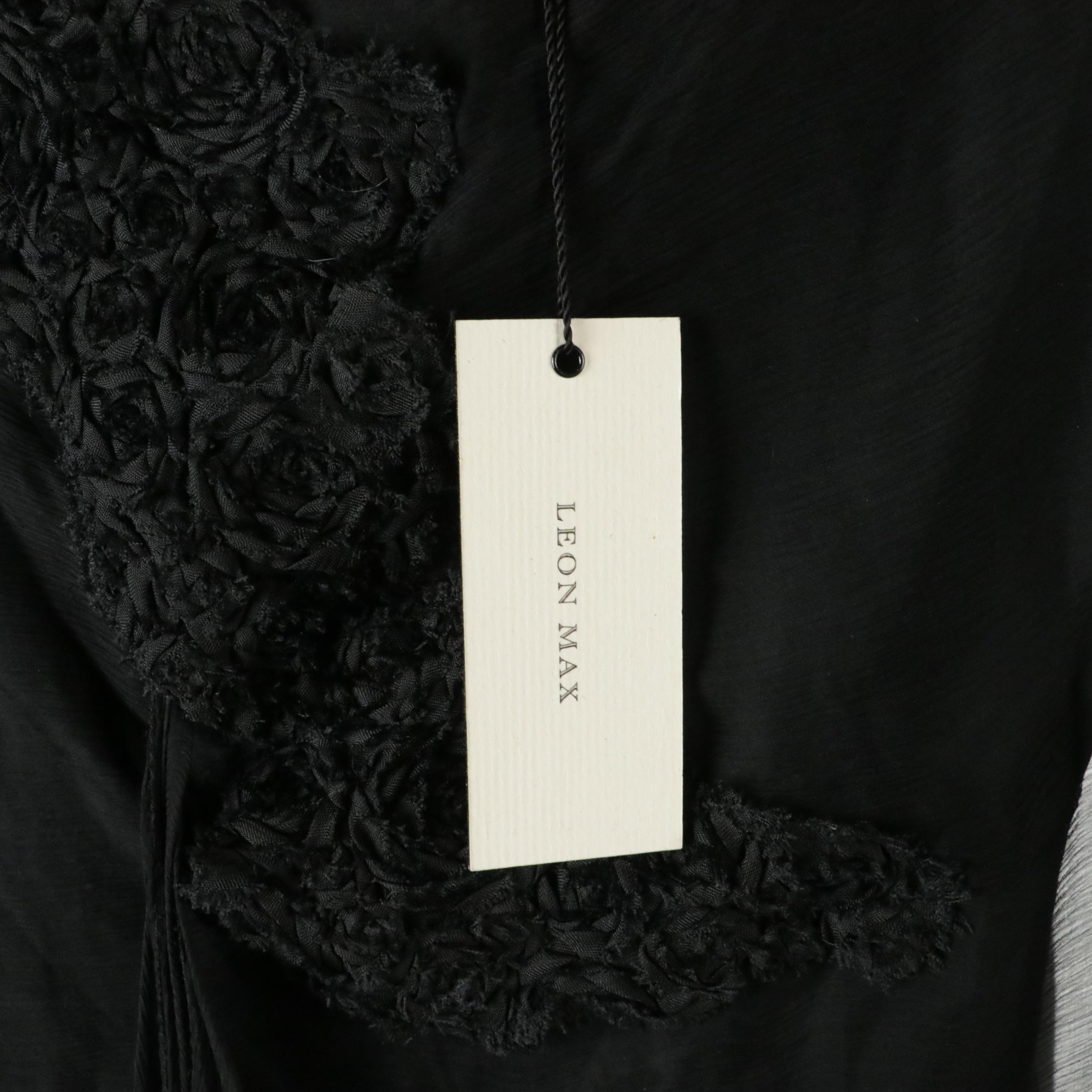 Leon Max Black Shirt Dresses, Strapless Draped Silk Mini Dress & Tailored Jacket