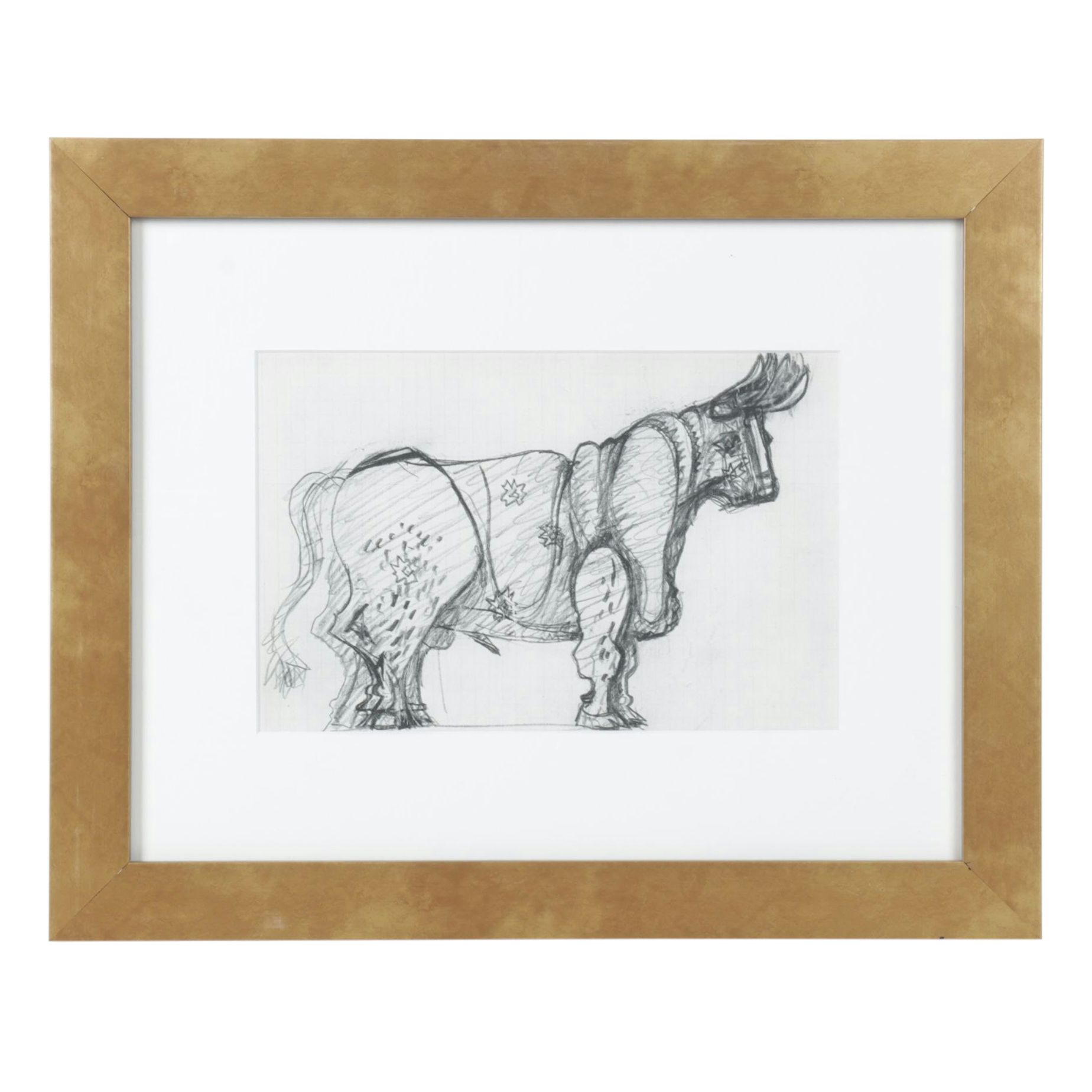 Georges Braque Black and White Heliogravure for "Verve," 1955