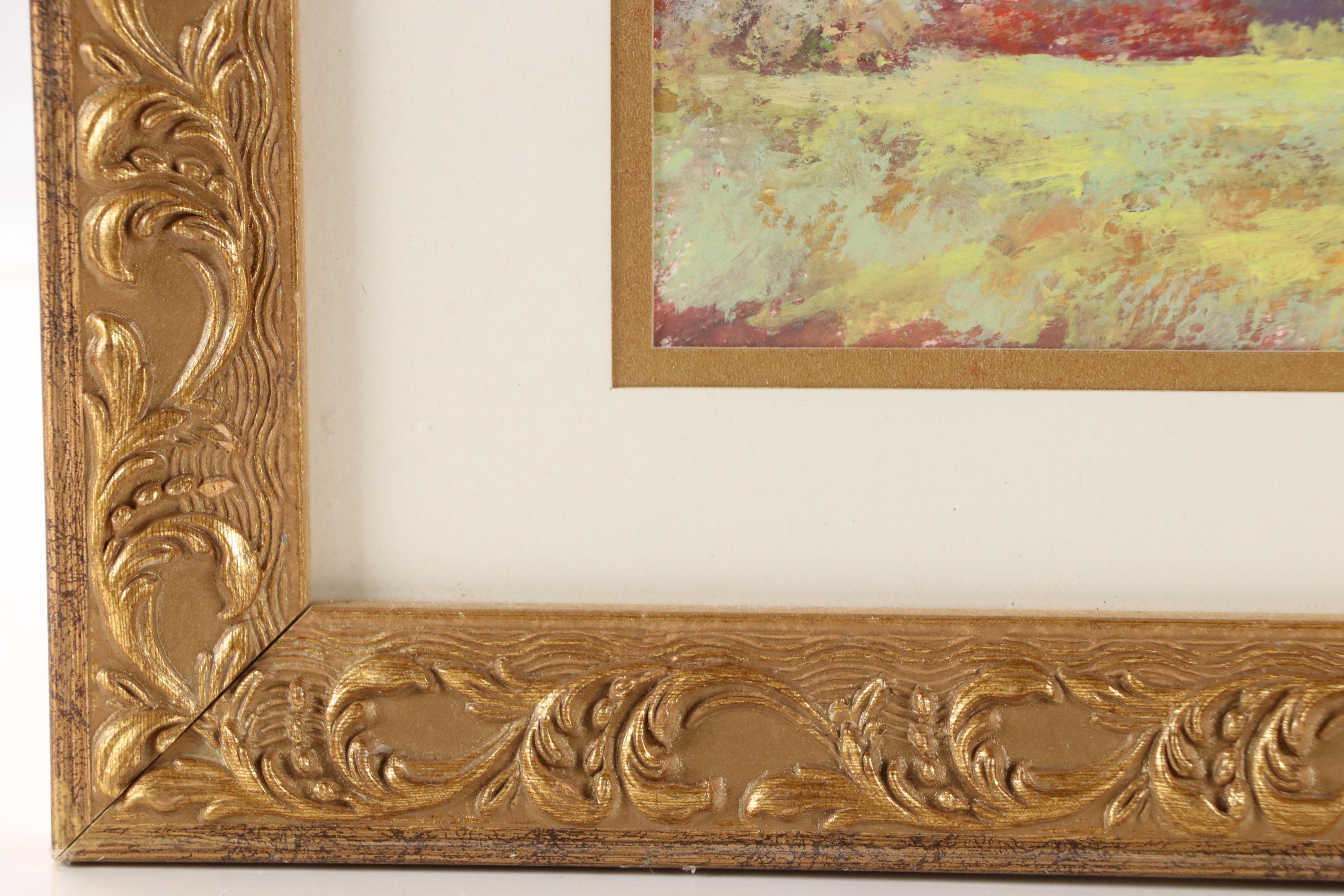 Robert Riddle Baker Landscape Acrylic Painting "Early Spring," 2024