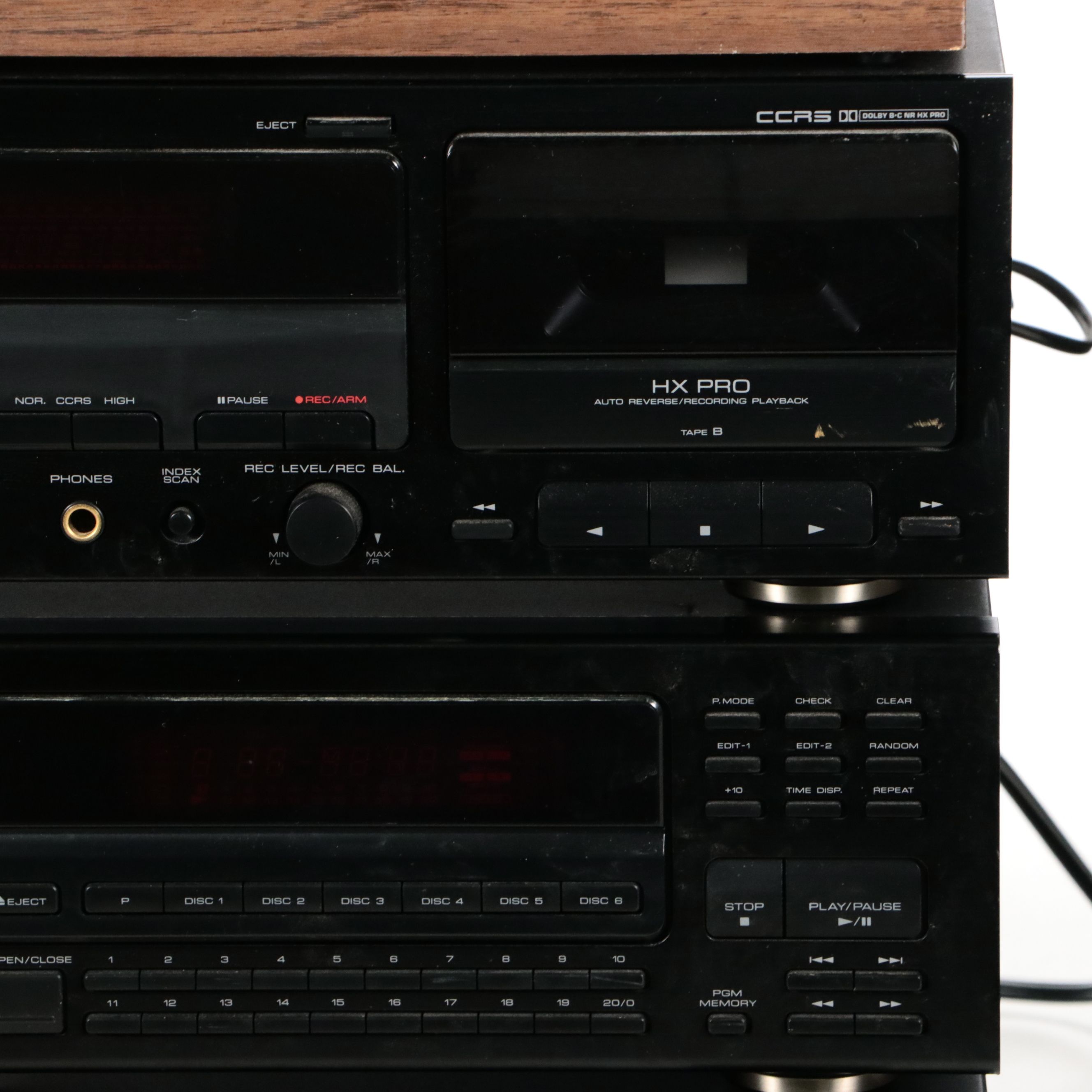 Kenwood Receiver with Audio Players, JBL LX600 Speakers and BSR Record Player