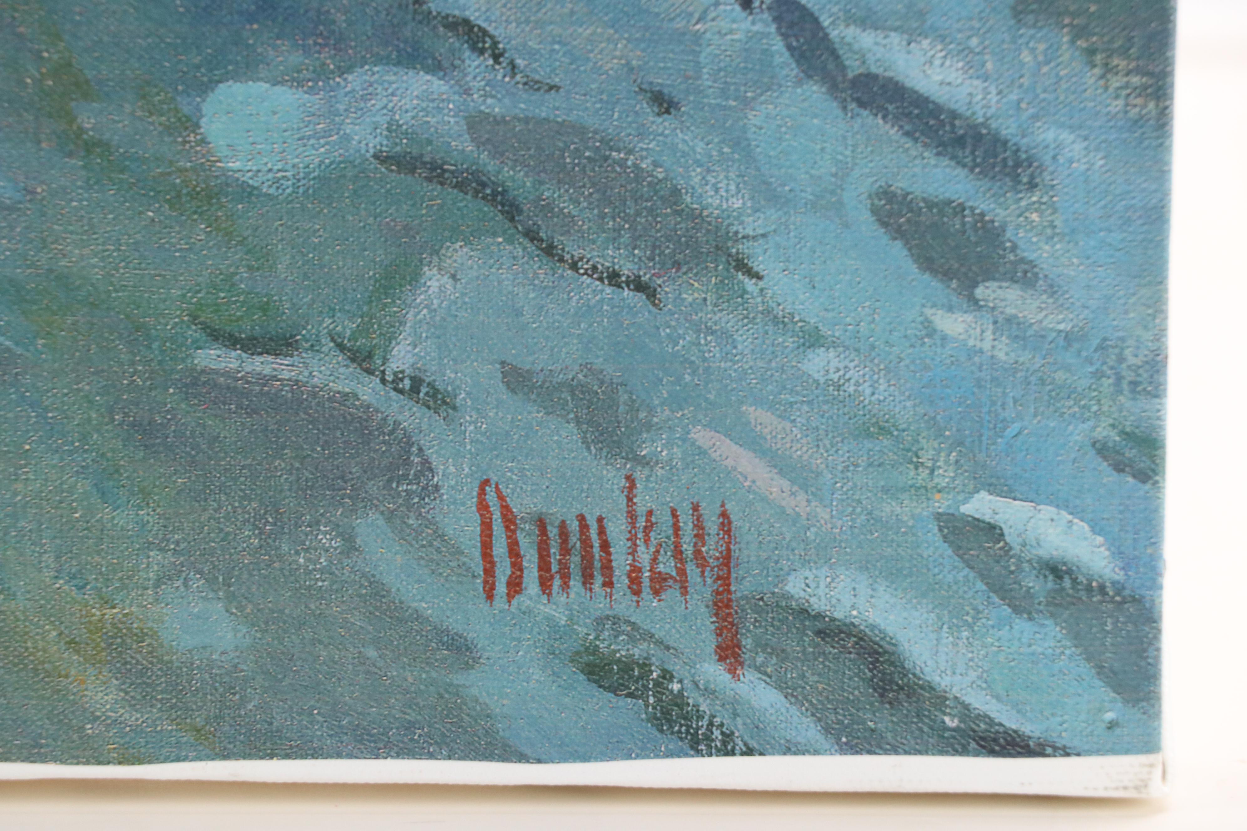 Thomas R. Dunlay Giclée "Seeking Shells," 2003