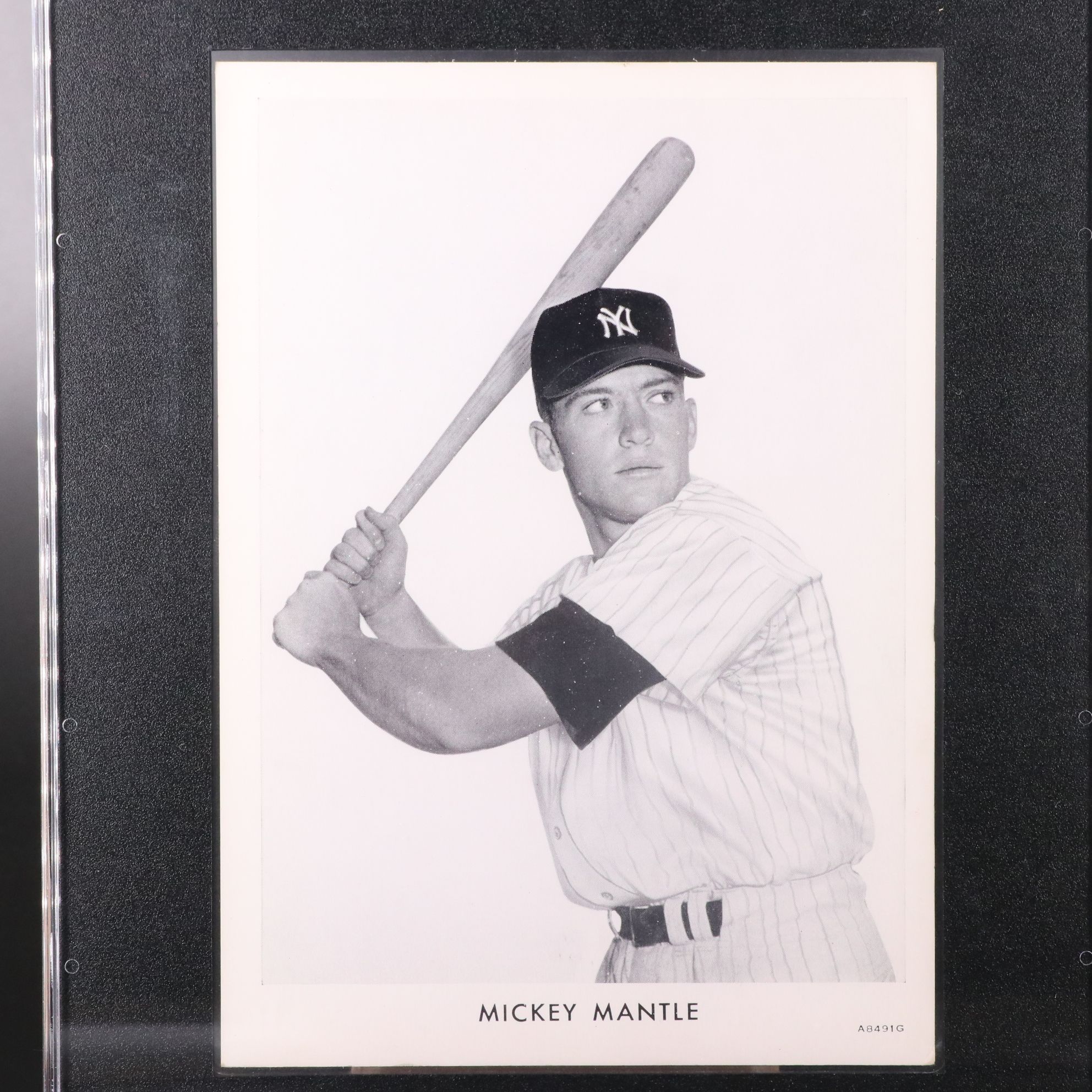 1951 Wheaties Mickey Mantle Rookie Year Premium Photo Graded SGC 3