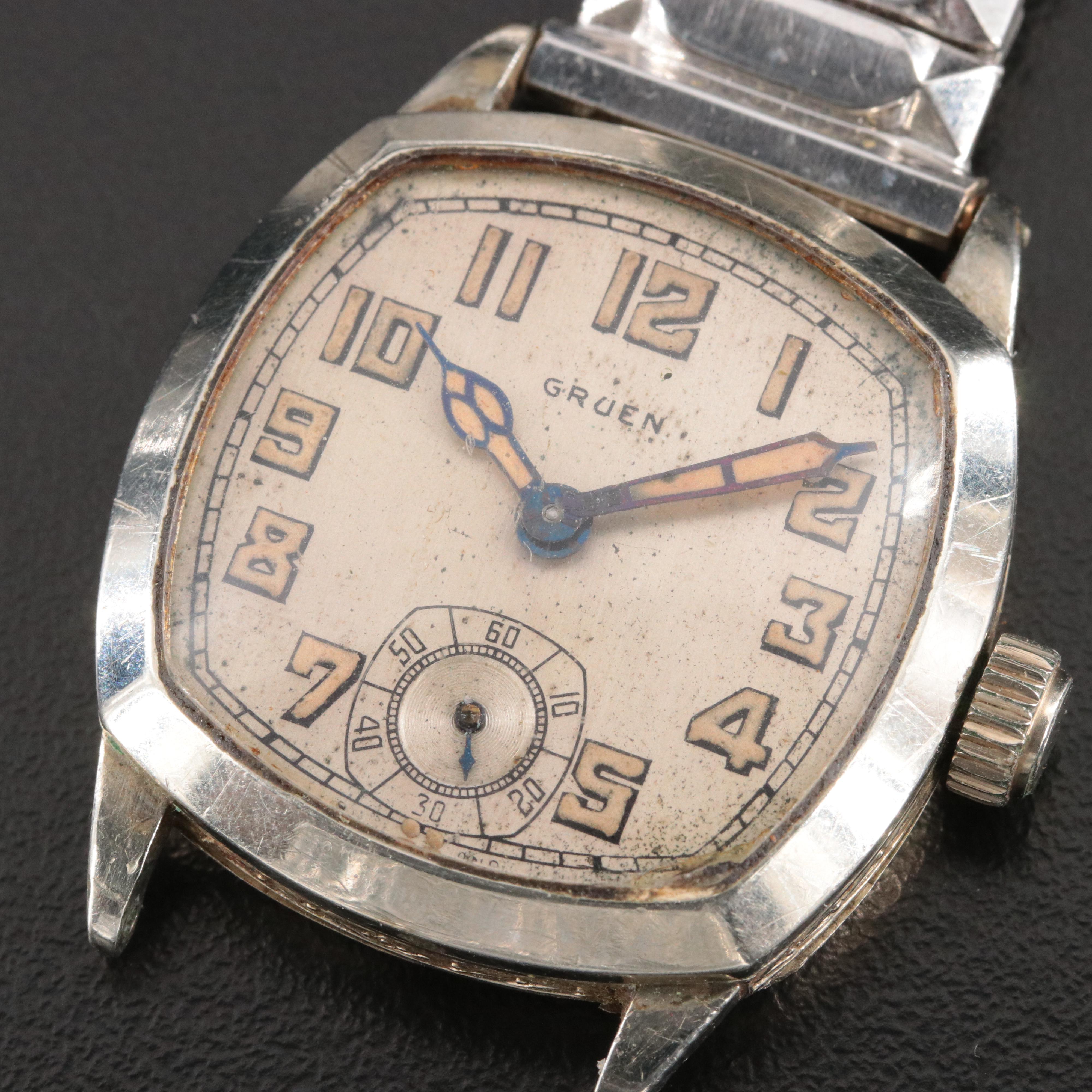 Vintage Gruen Gold-Filled Art Deco Watch
