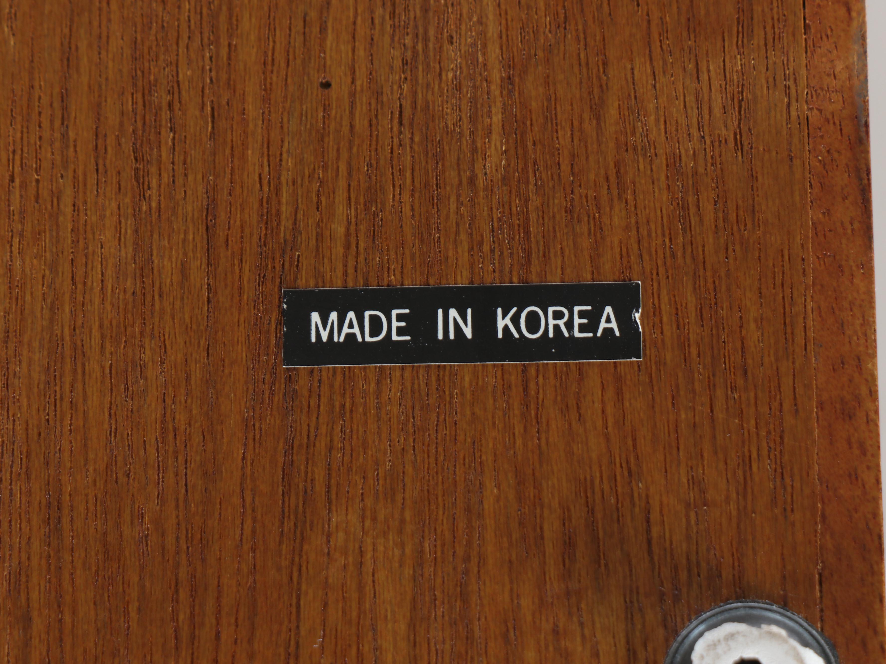 George Blake Clock Co. German Standard Time Wood Wall Clock