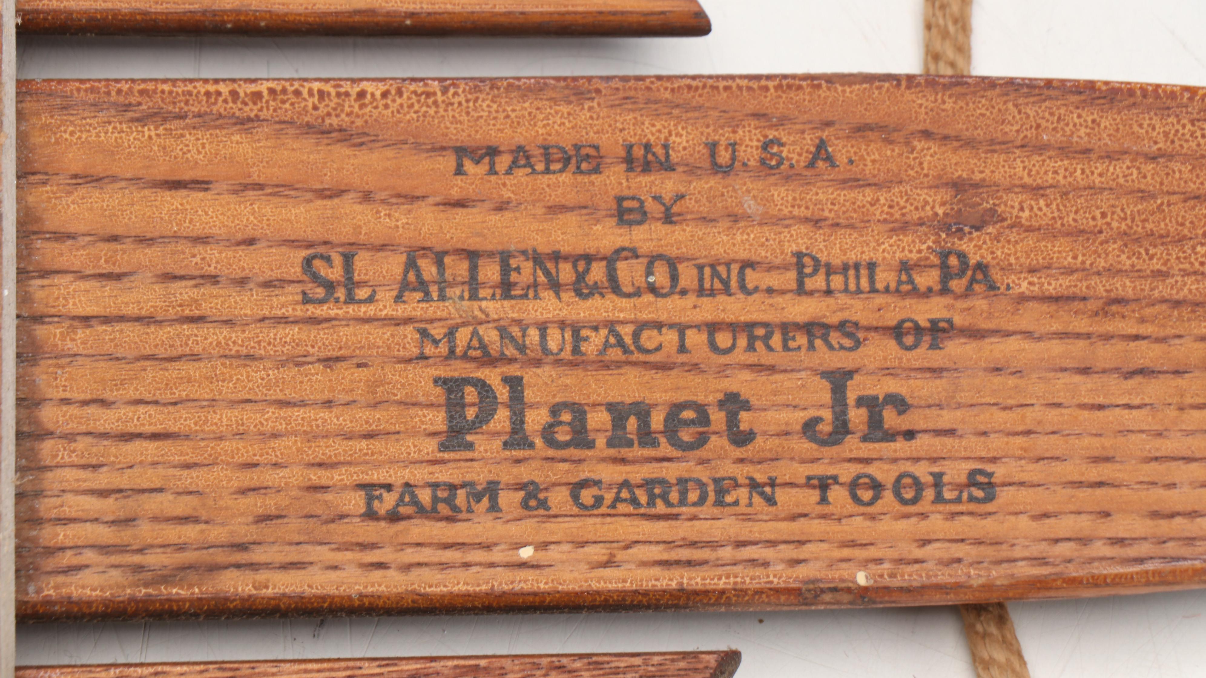 S.L. Allen & Co. Flexible Flyer Wooden Sled, Mid-20th Century