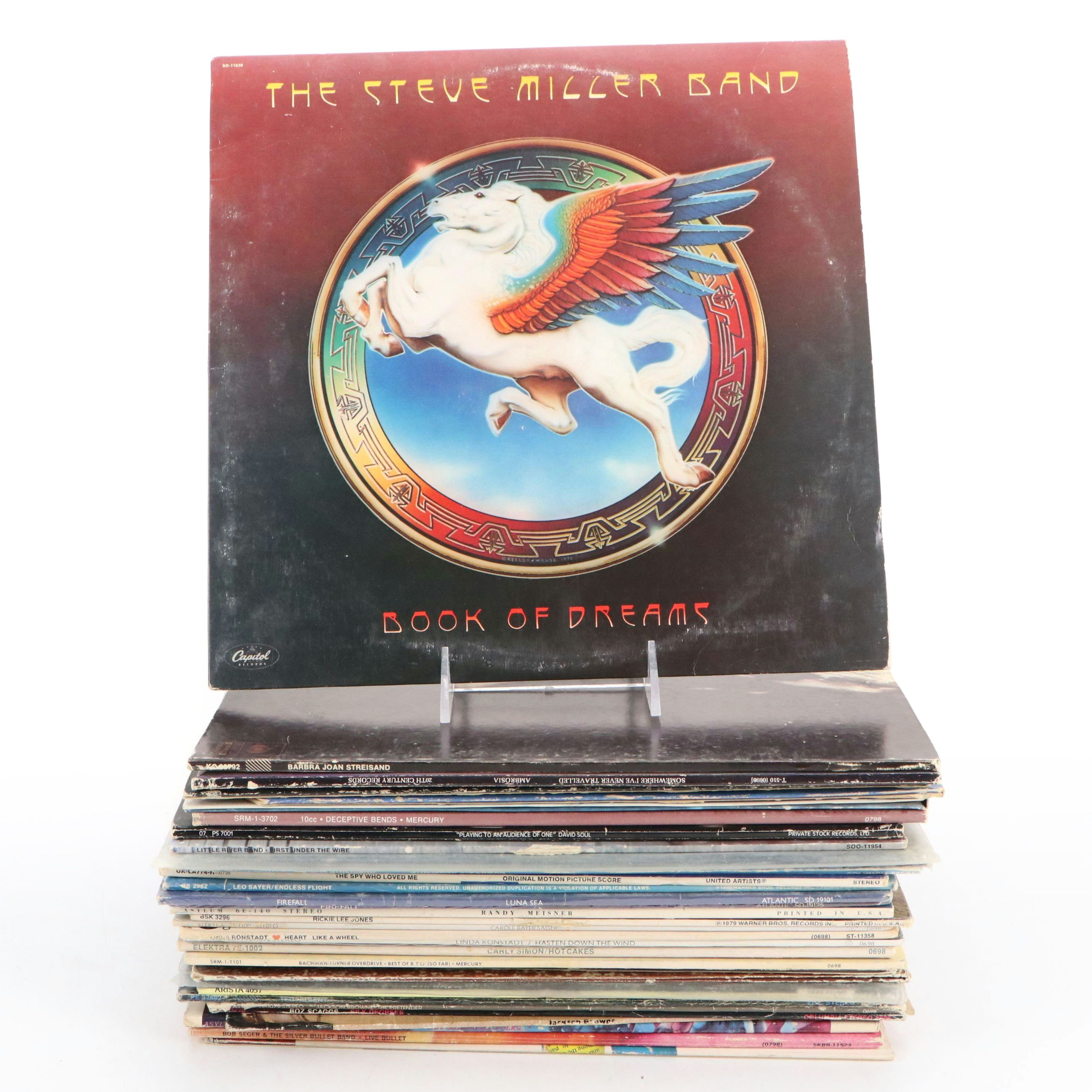 Barbra Streisand, John Denver, Steve Miller Band, and More Vinyl Record Albums