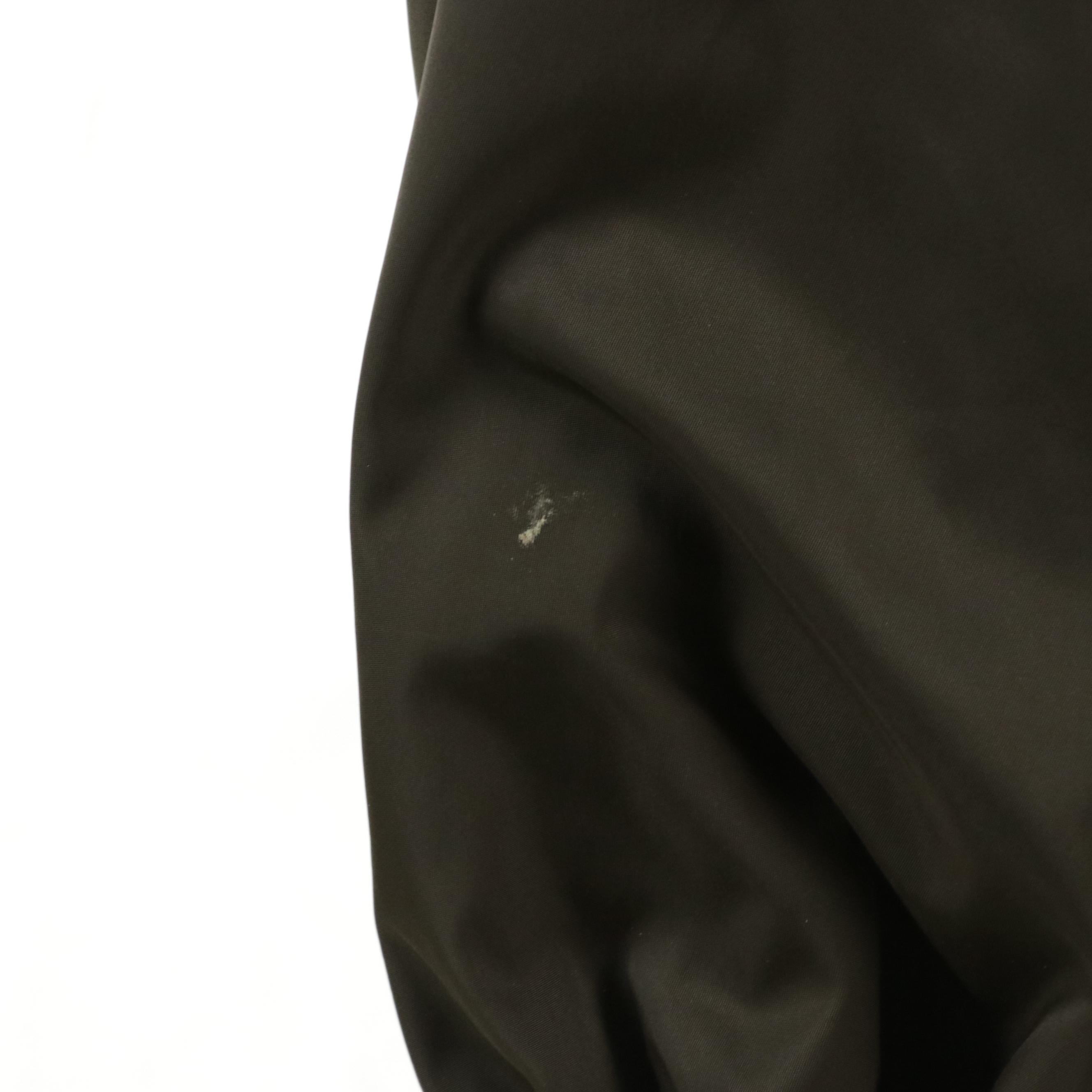 Prada Sport Chocolate Brown Tessuto Nylon Rain Jacket