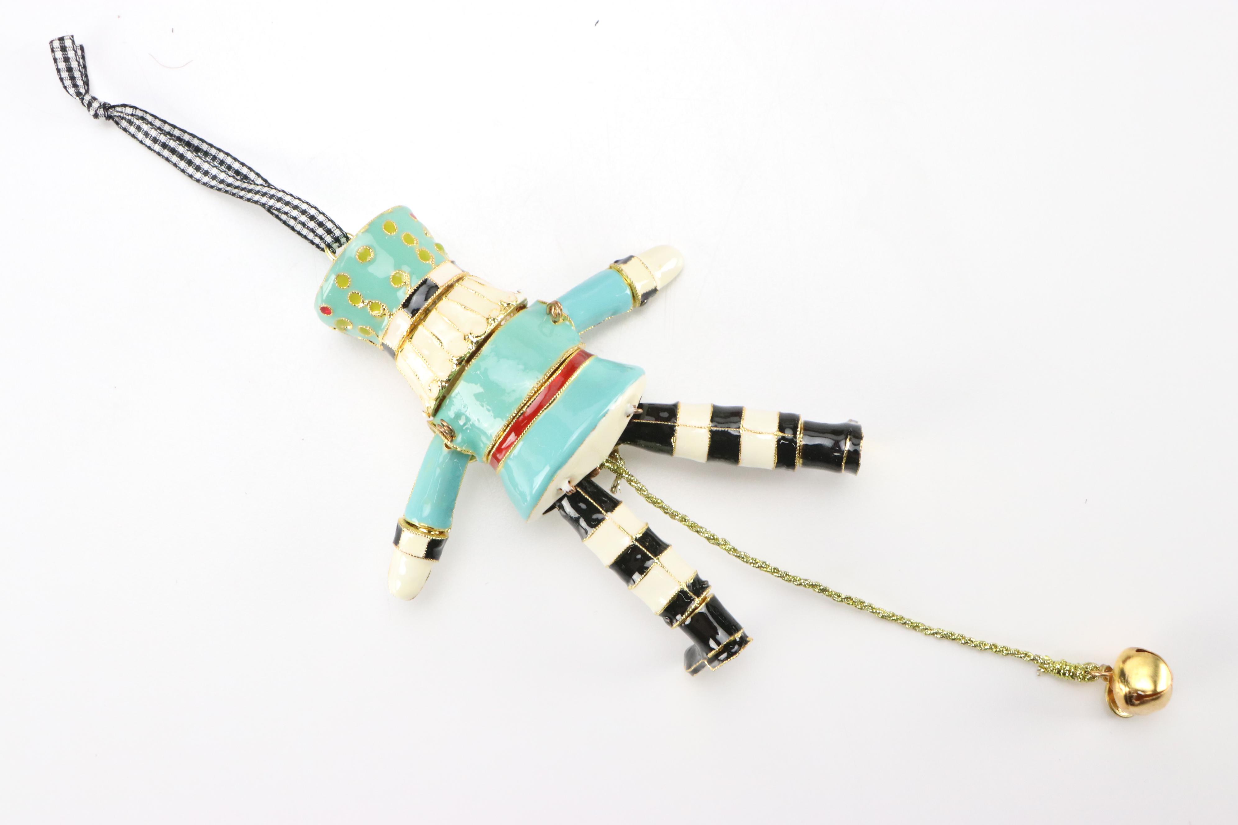 MacKenzie-Childs "The Duke" Nutcracker Ornament with More Table Accessories