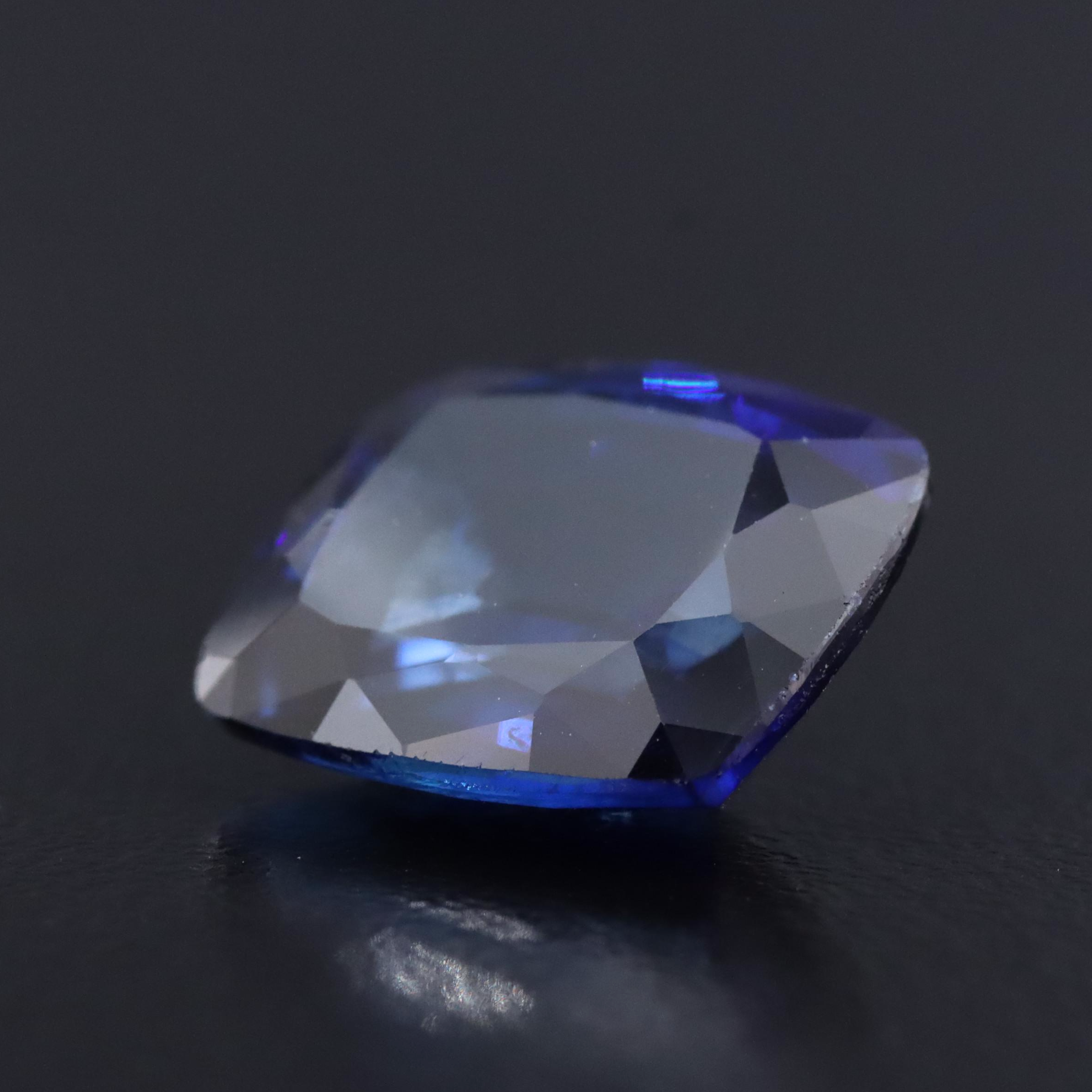 Loose 7.20 CT Lab Grown Sapphire