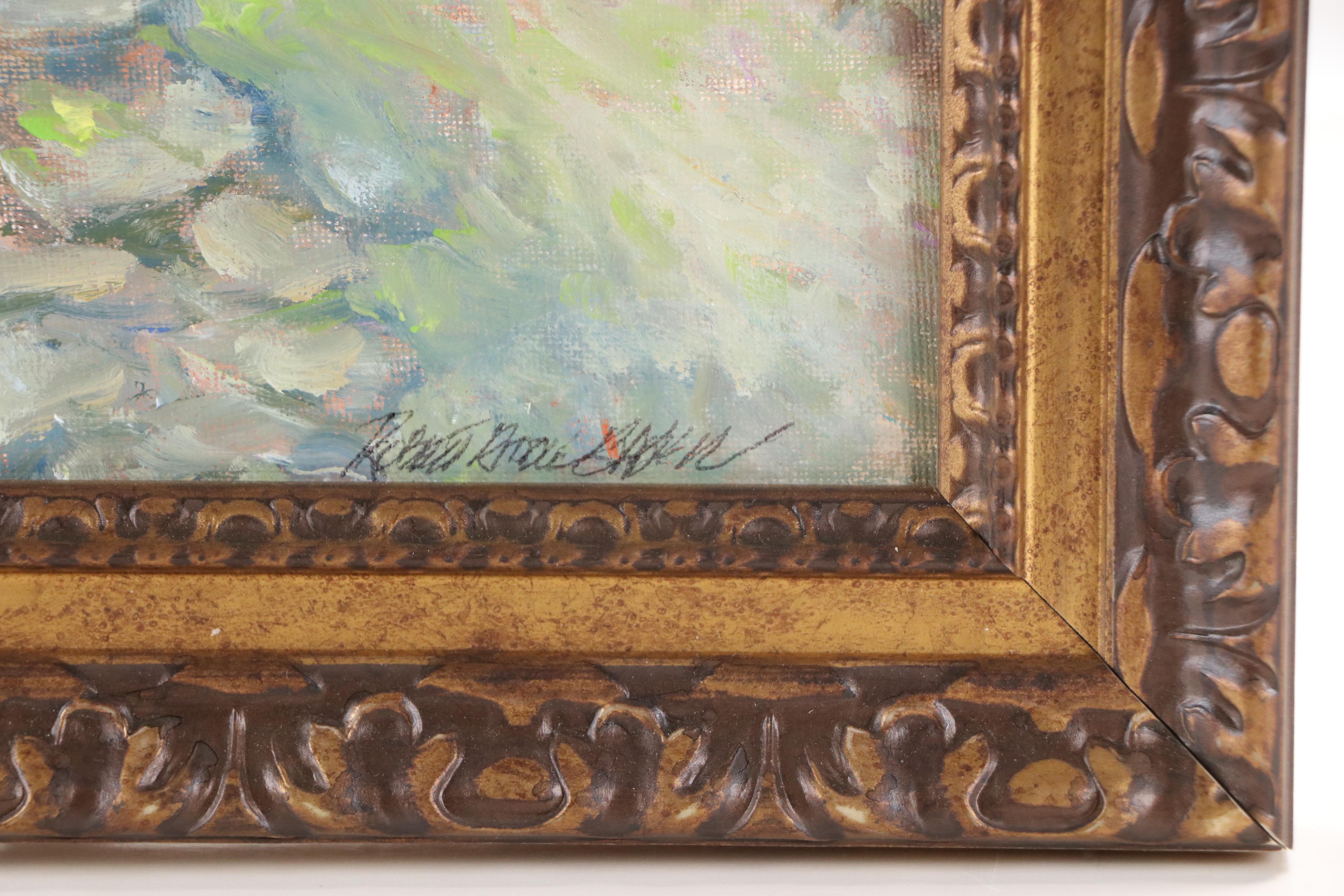 Robert Riddle Baker Landscape Acrylic Painting "Helene," 2024