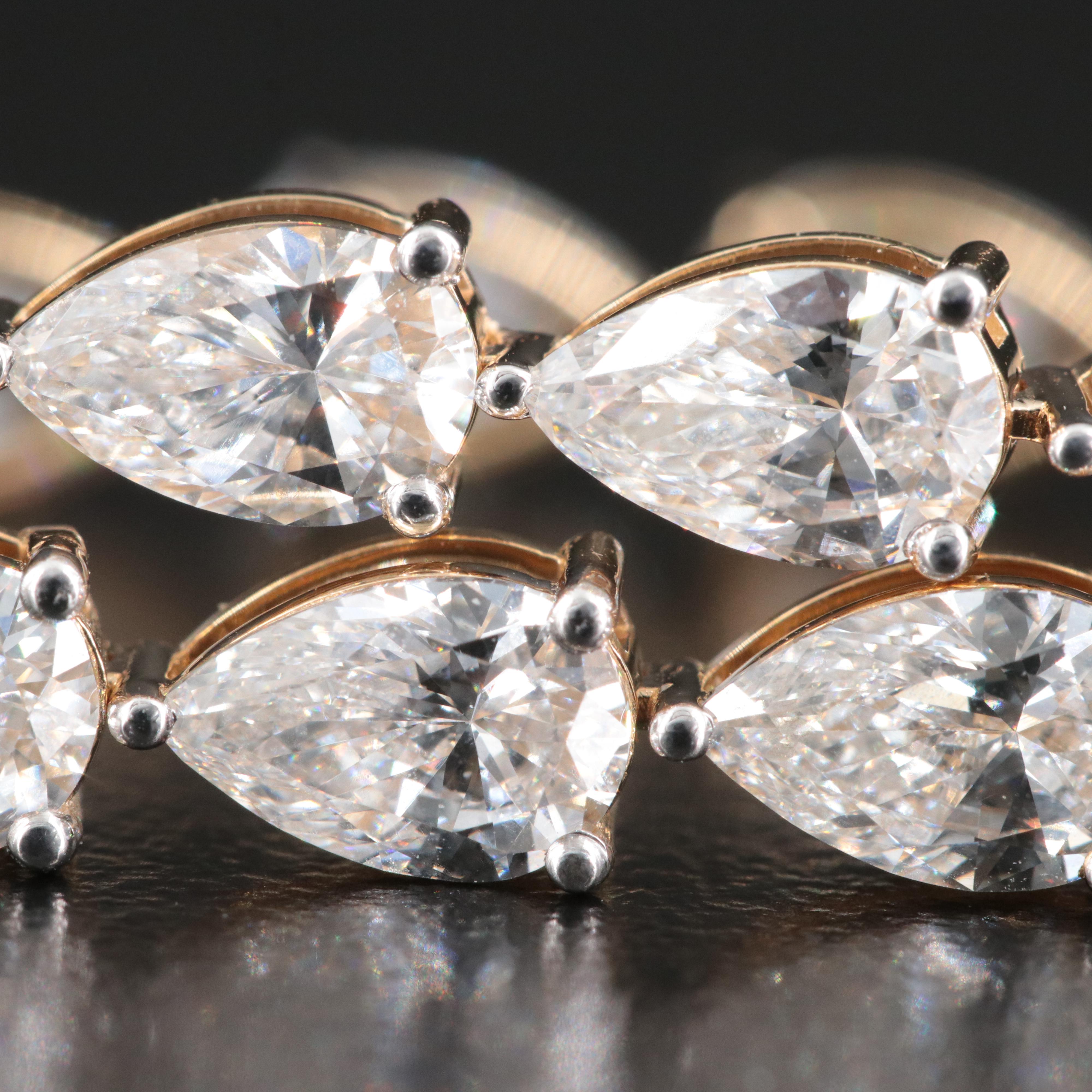 14K 10.29 CTW Lab Grown Diamond Bracelet