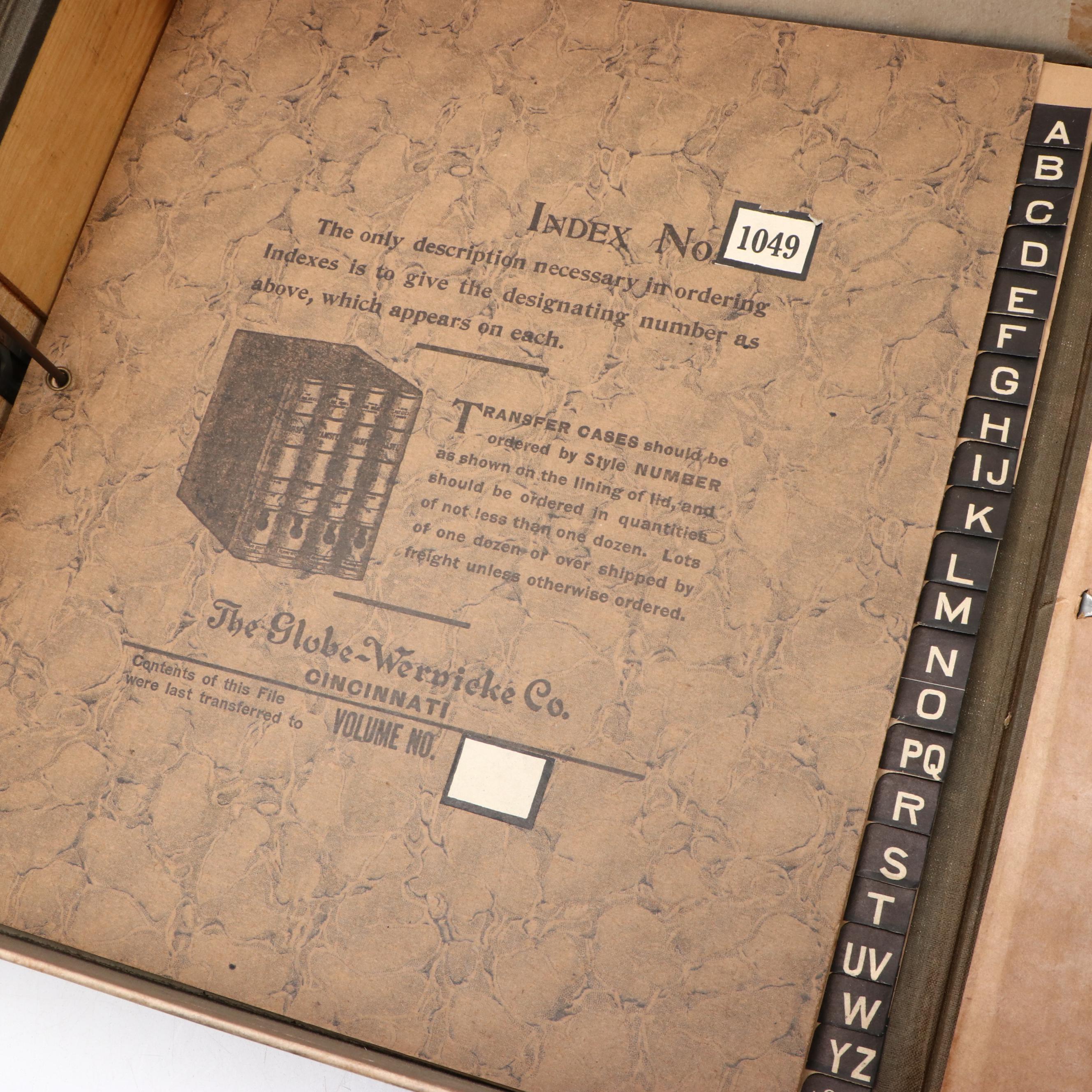 Globe-Wernicke Co. Paper File Boxes