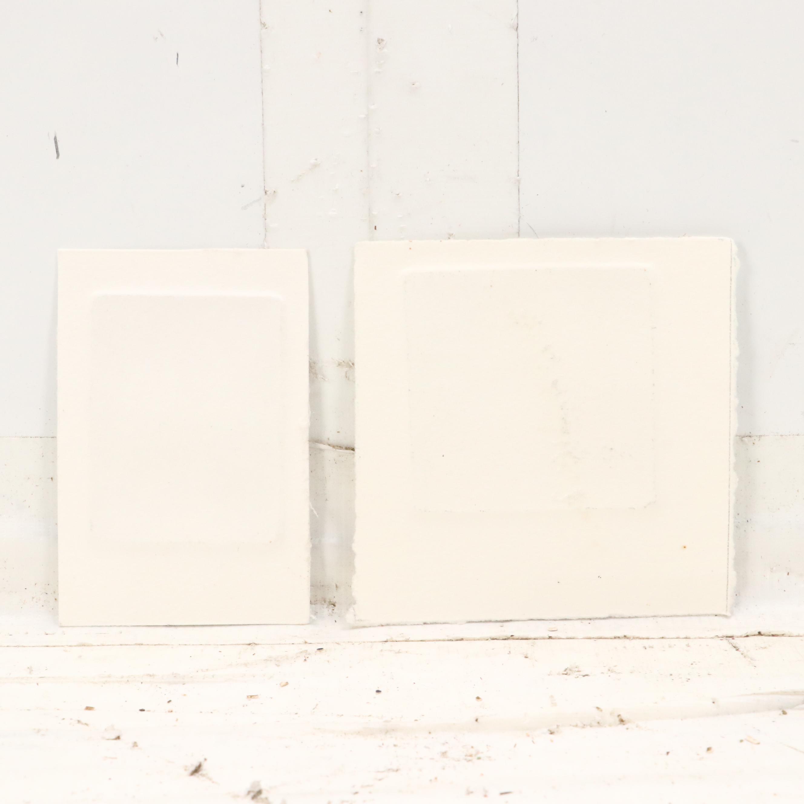 Clare Dunn Etchings "Spaceman" and "Pigalle," 2016