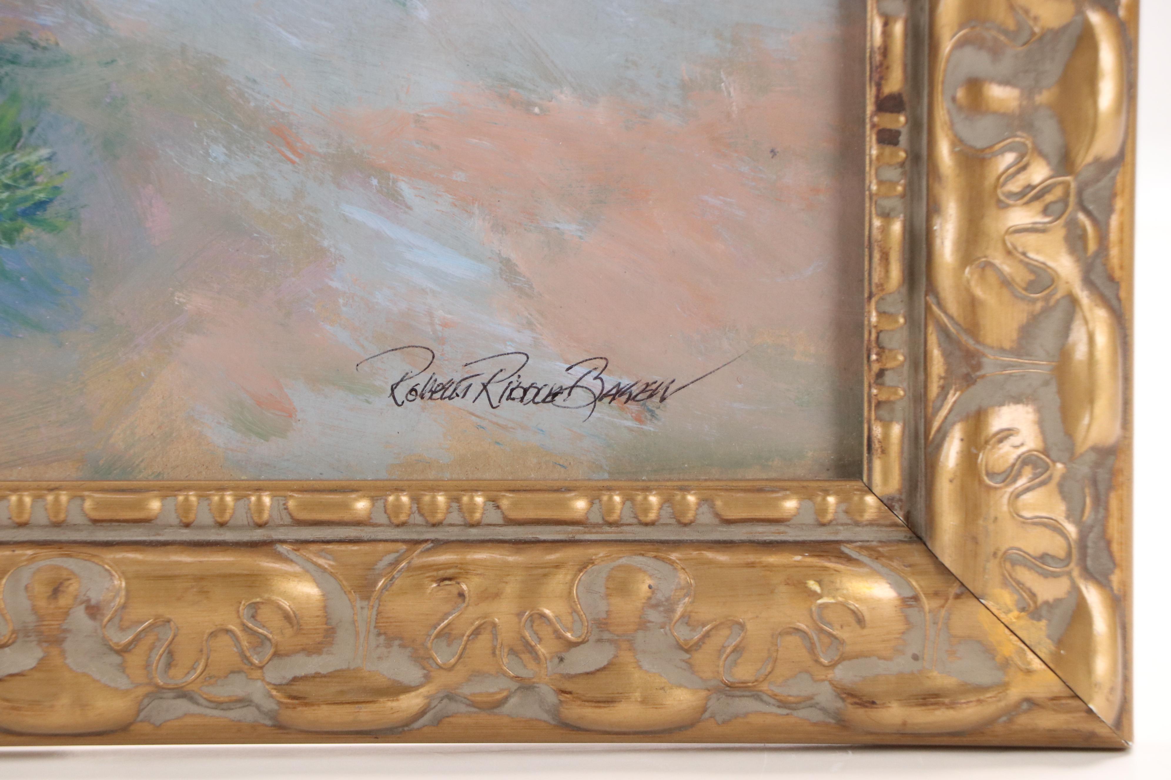 Robert Riddle Baker Landscape Acrylic Painting "Wind and Sand," 2025