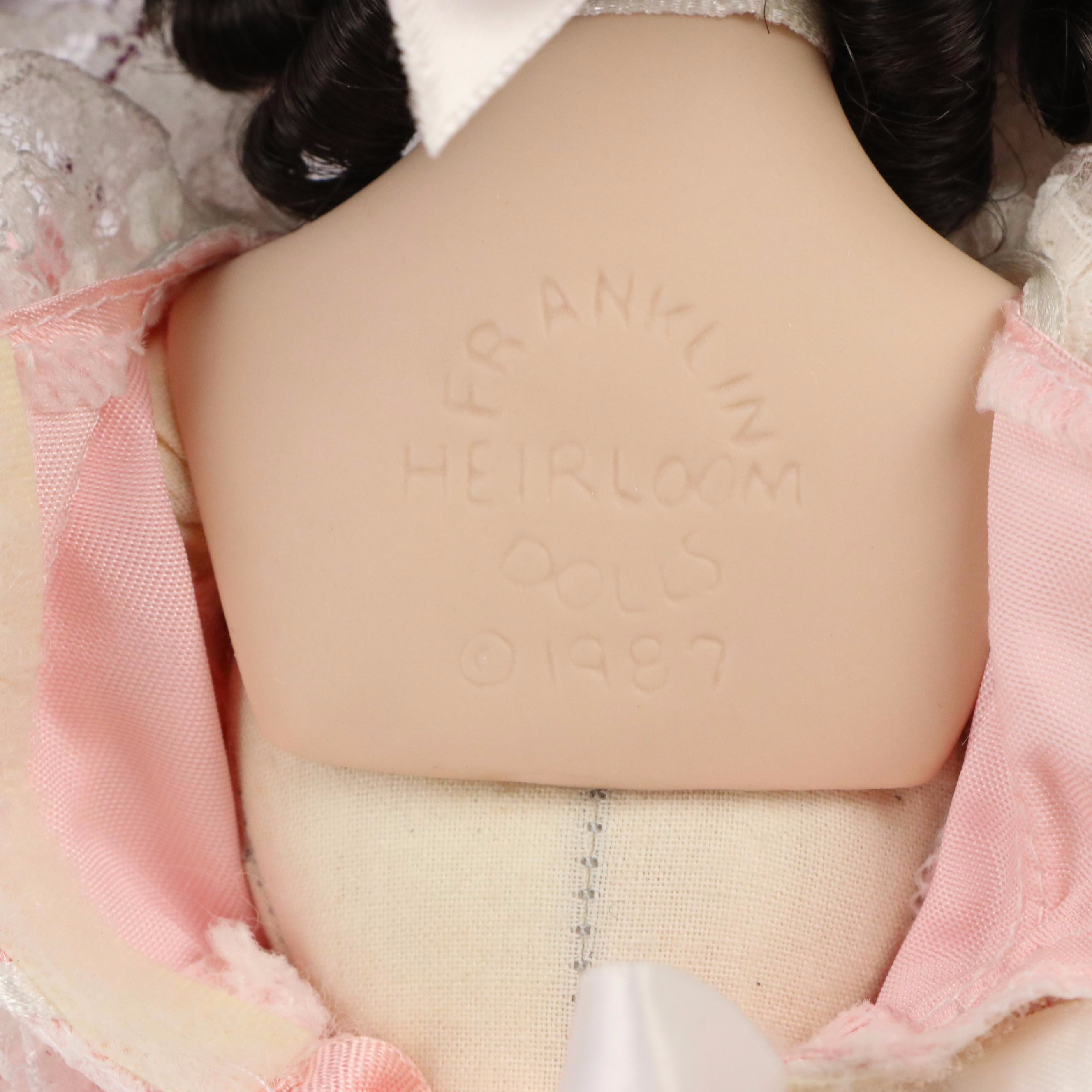 Franklin Mint "Lady of the Lake" Camelot Doll with More Porcelain Dolls