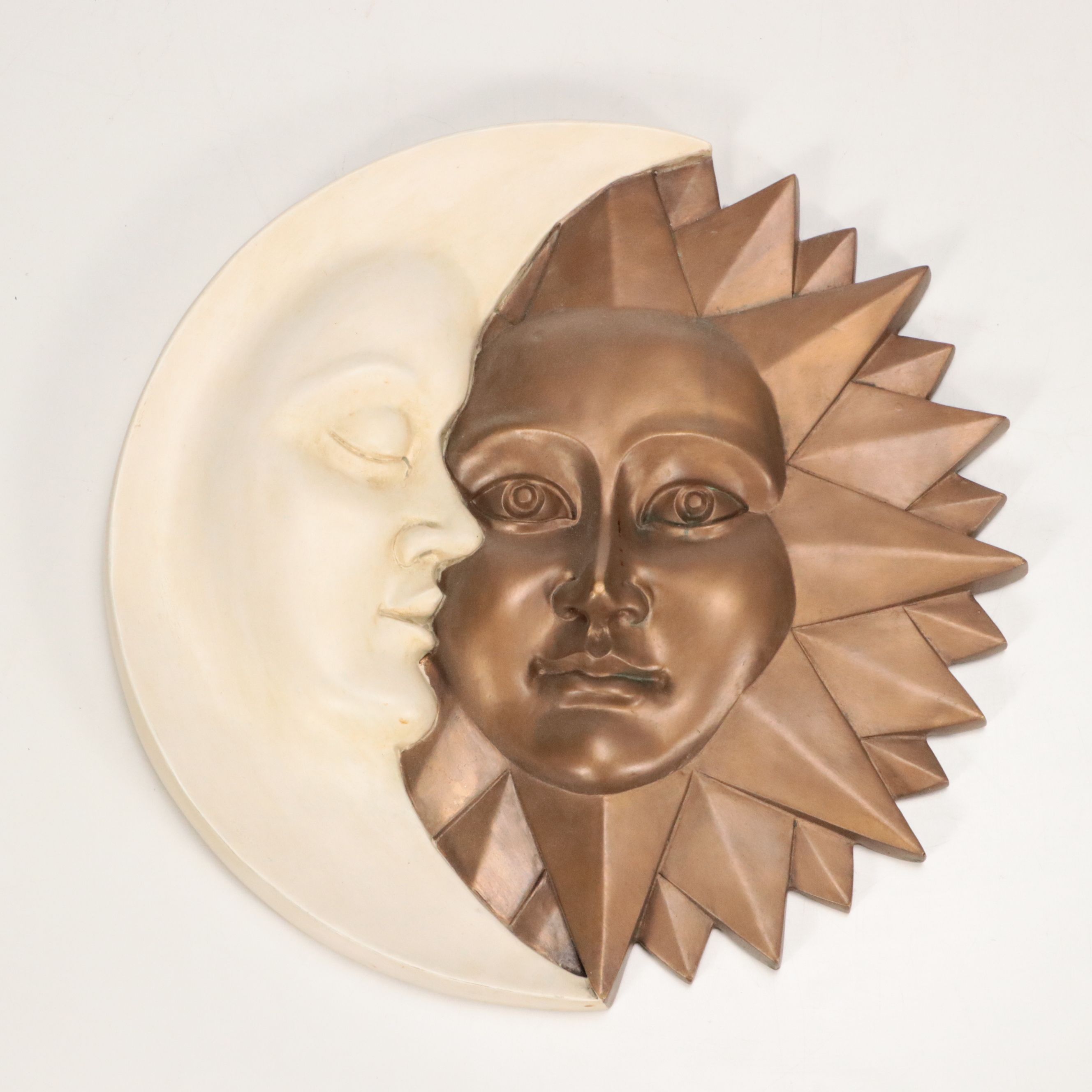 Design Toscano Sun and Moon with Mexican Sun Face Wall Décor