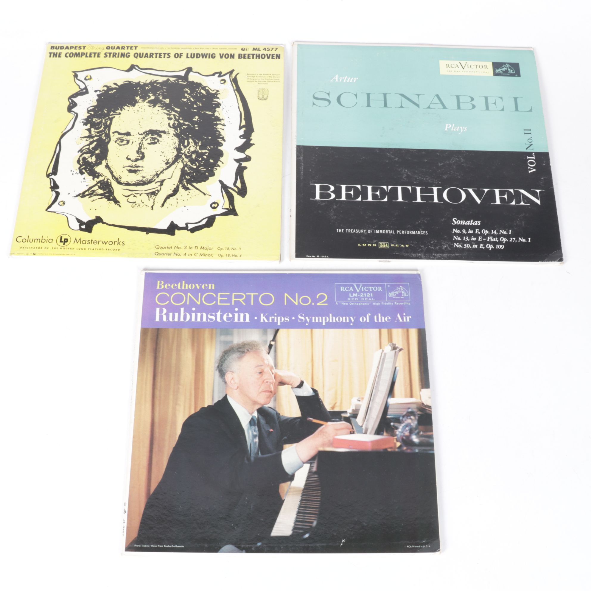 Beethoven Collection Includes Budapest String Quartet & More Vinyl Records