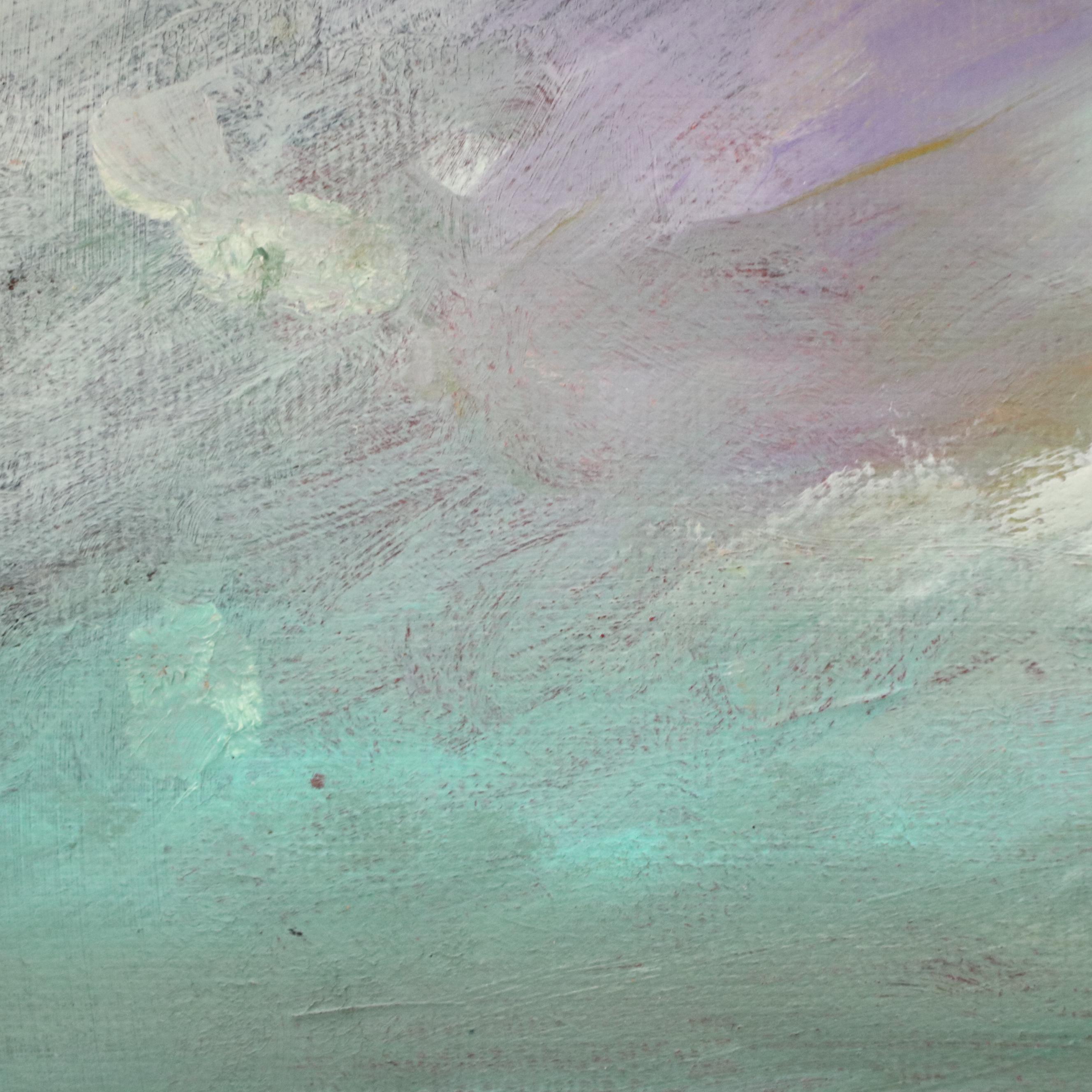 Robert Riddle Baker Coastal Acrylic Painting, 2022