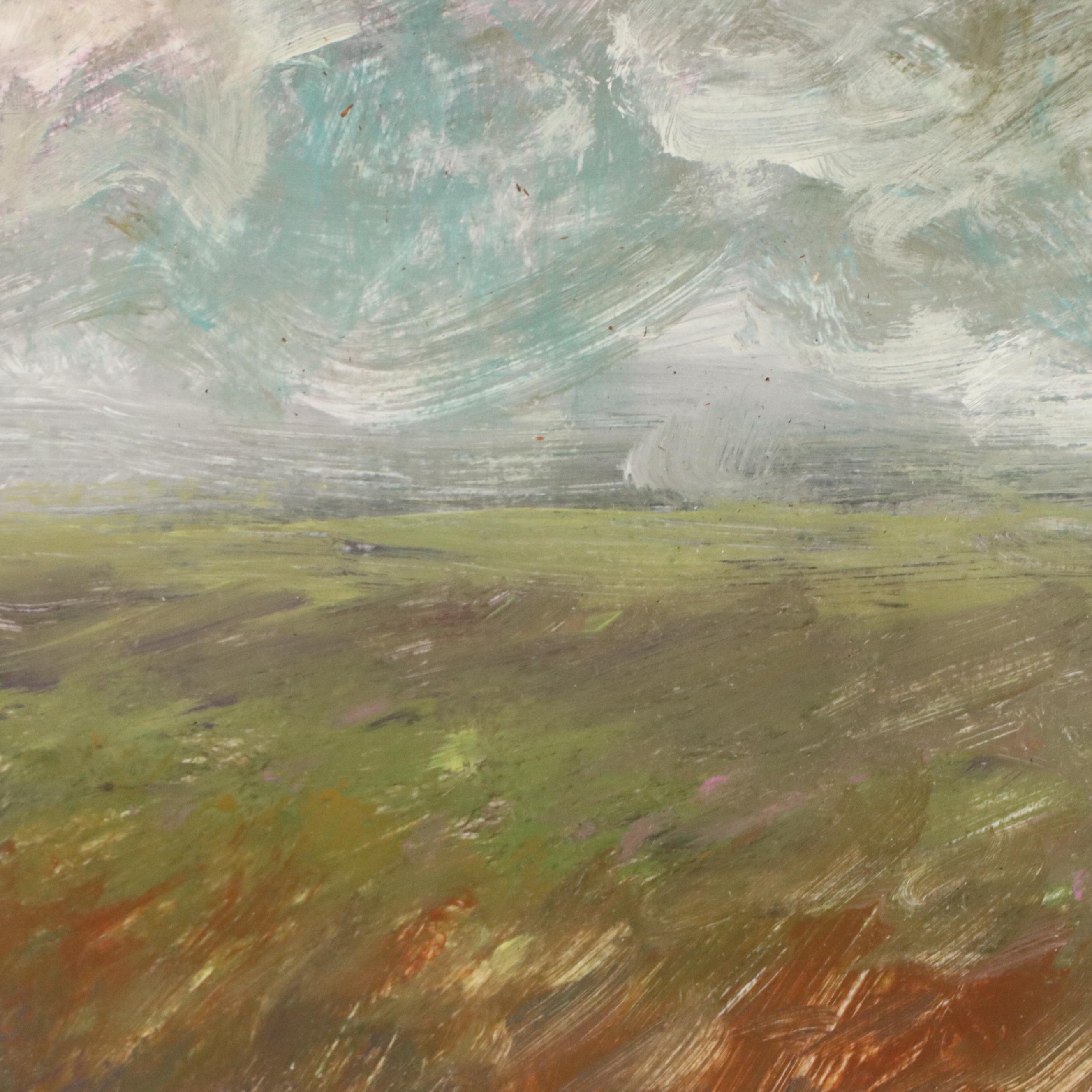 Robert Riddle Baker Landscape Acrylic Painting, 2024