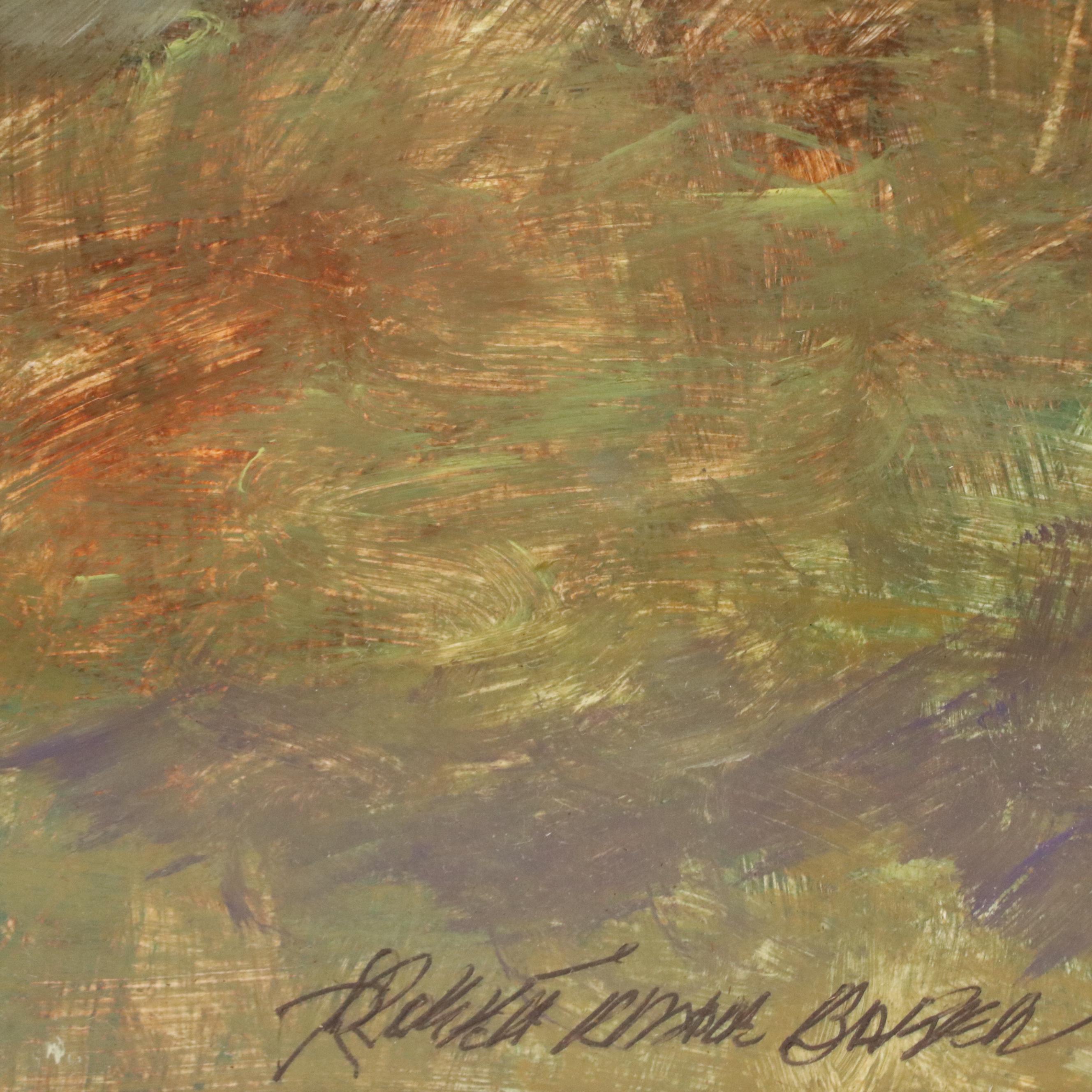 Robert Riddle Baker Landscape Acrylic Painting, 2024