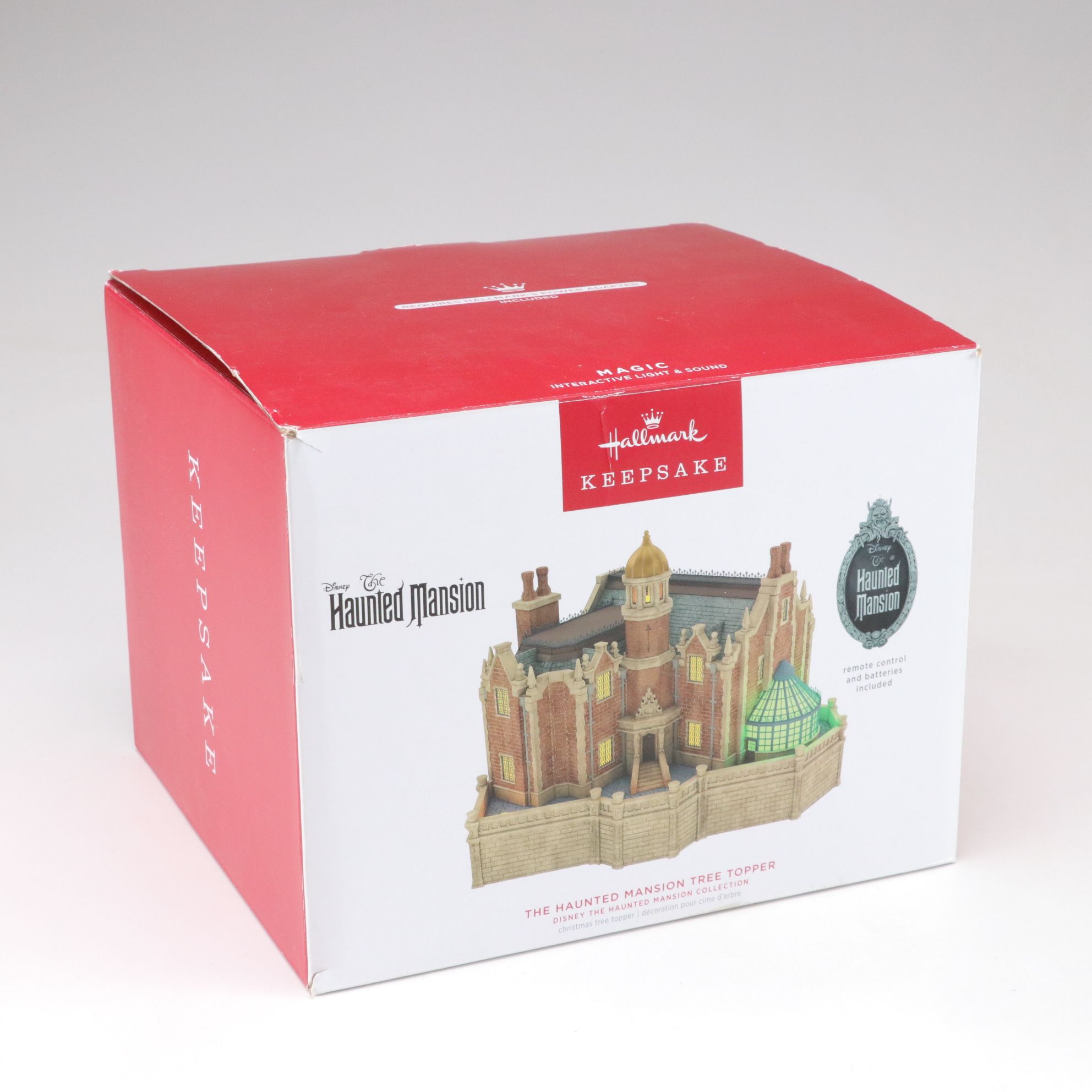 "The Haunted Mansion" Tree Topper and Dept. 56 "Beware of Hitch Hikers"