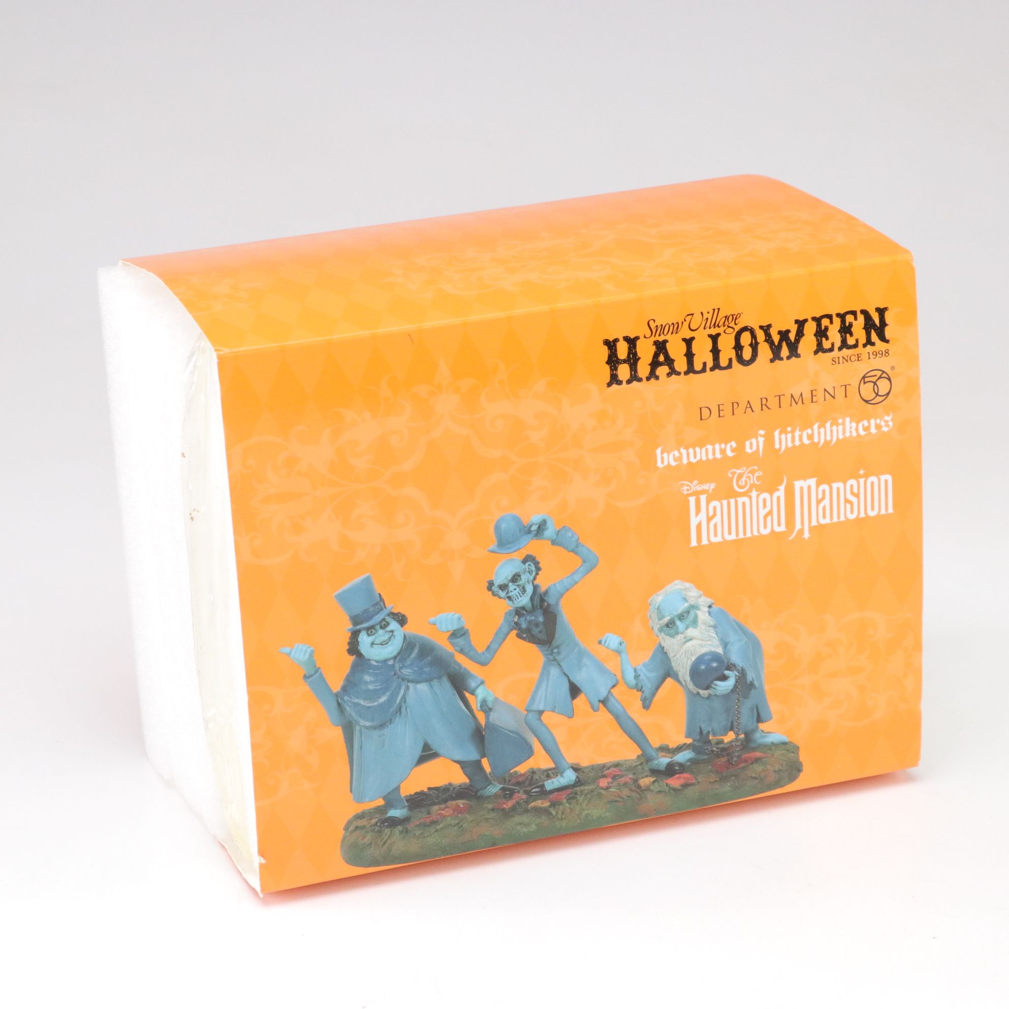 "The Haunted Mansion" Tree Topper and Dept. 56 "Beware of Hitch Hikers"