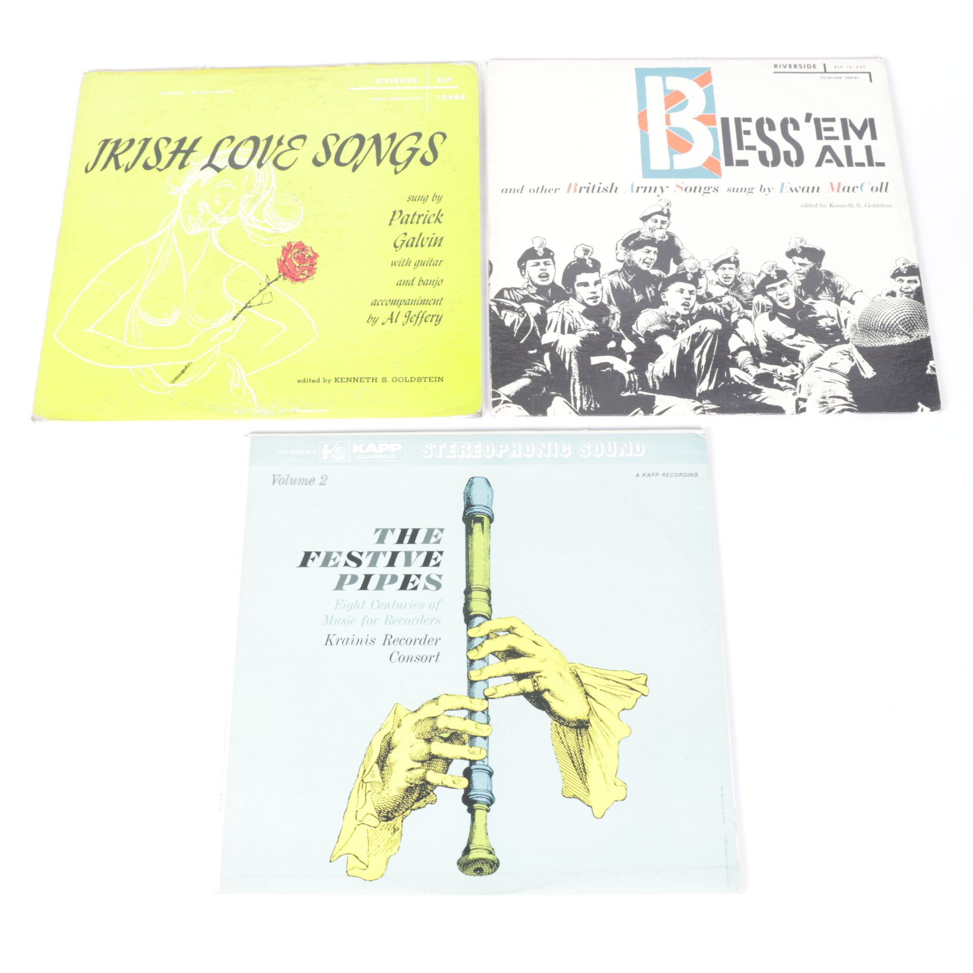 Irish, Russian, and Other International Vinyl Record Albums