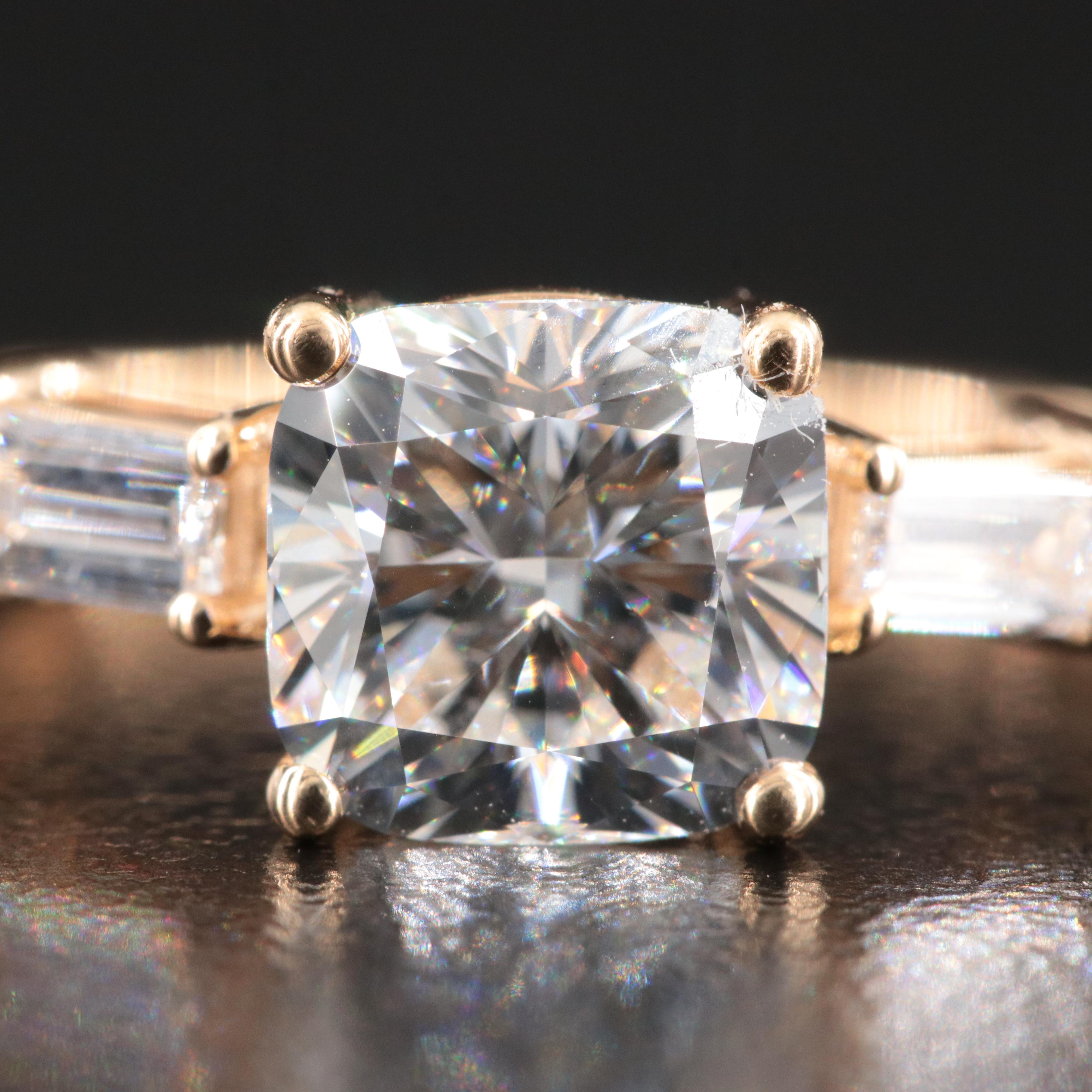 18K 2.28 CTW Lab Grown Diamond Ring with IGI Report