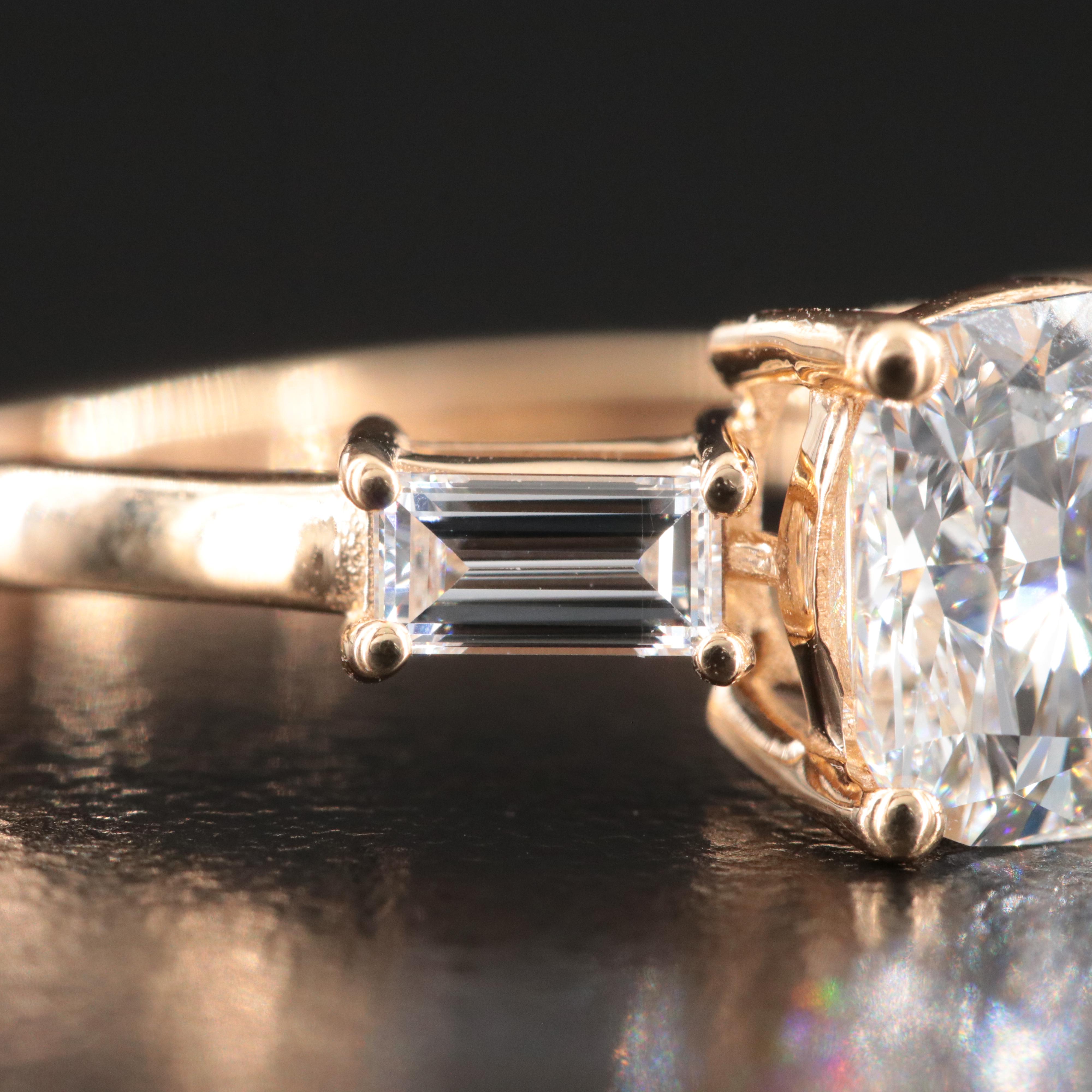 18K 2.28 CTW Lab Grown Diamond Ring with IGI Report