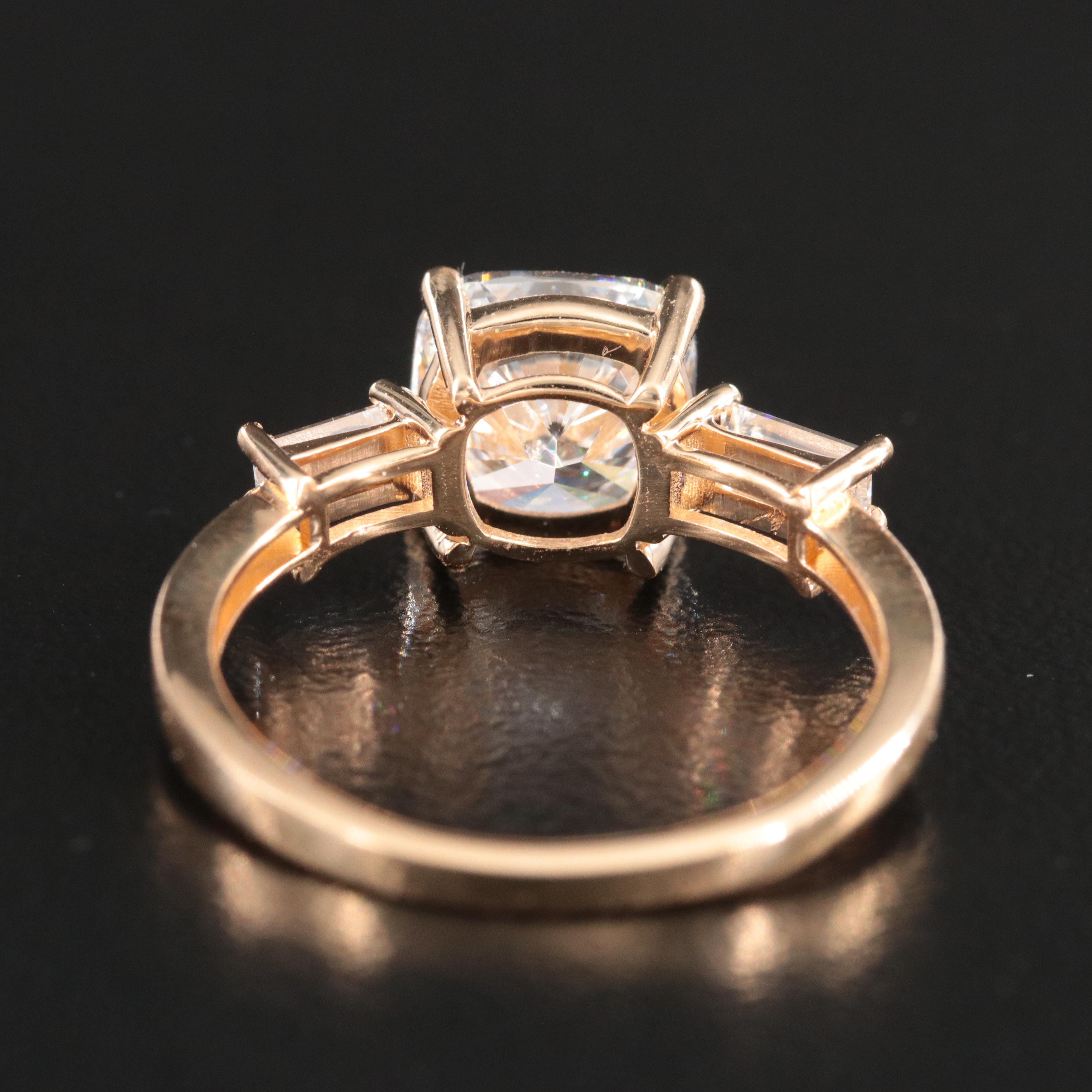 18K 2.28 CTW Lab Grown Diamond Ring with IGI Report