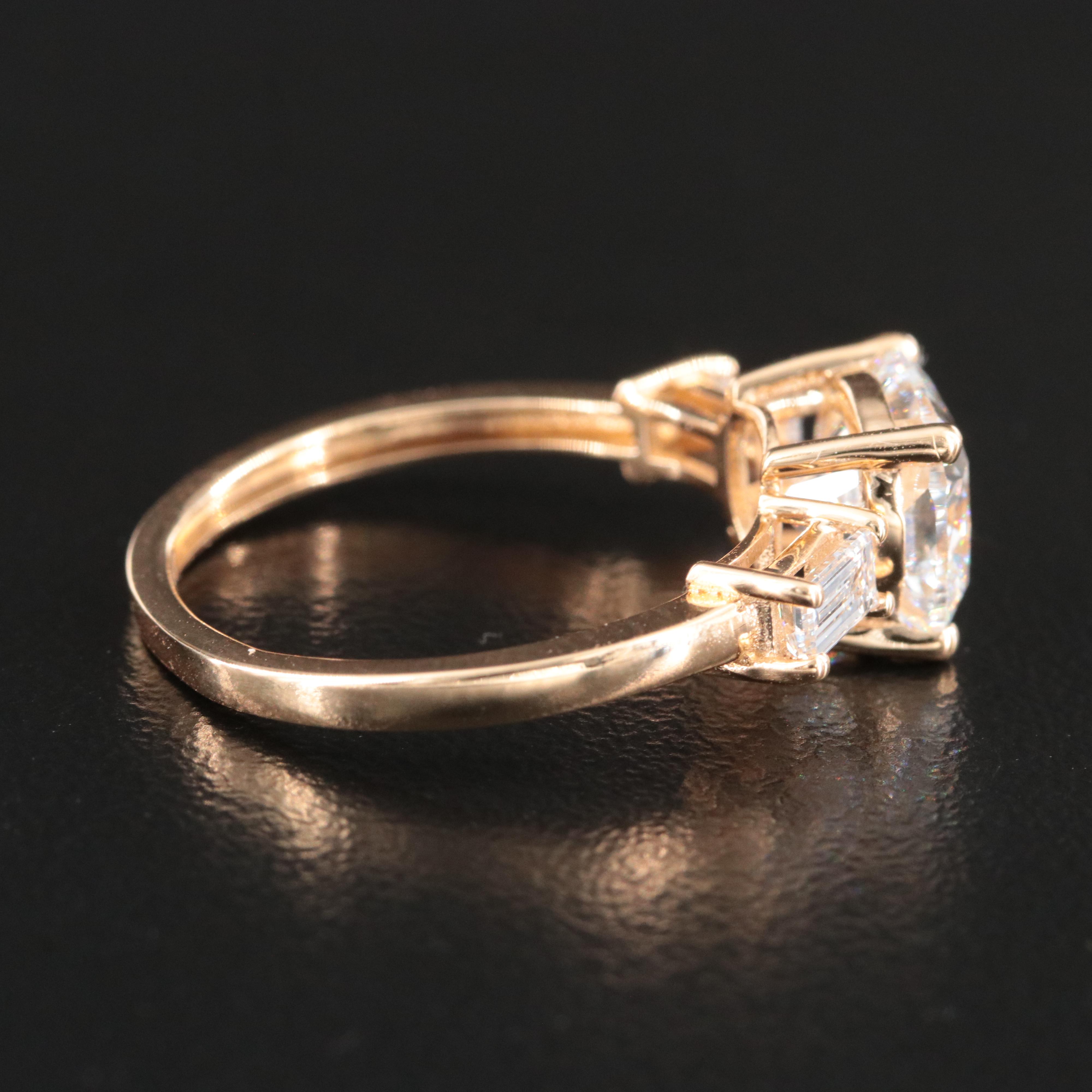 18K 2.28 CTW Lab Grown Diamond Ring with IGI Report